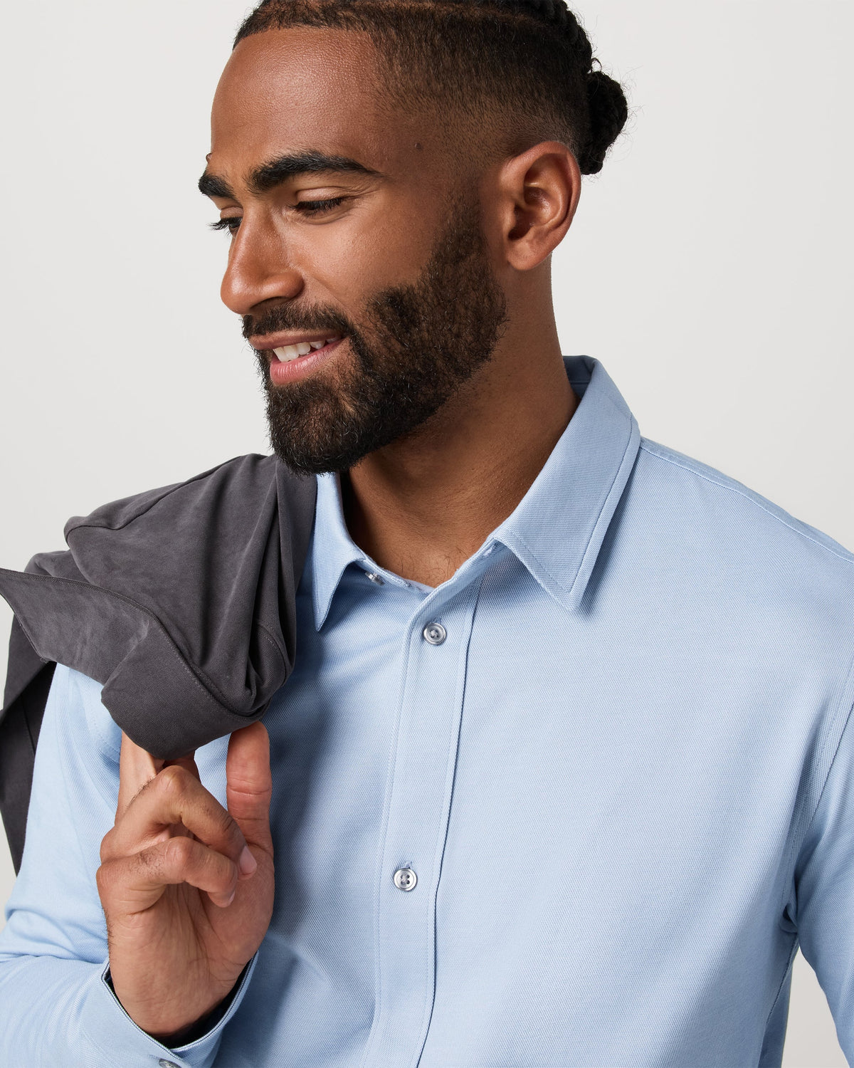 Vuori Long Sleeve Knit Oxford Button Down Classic Fit