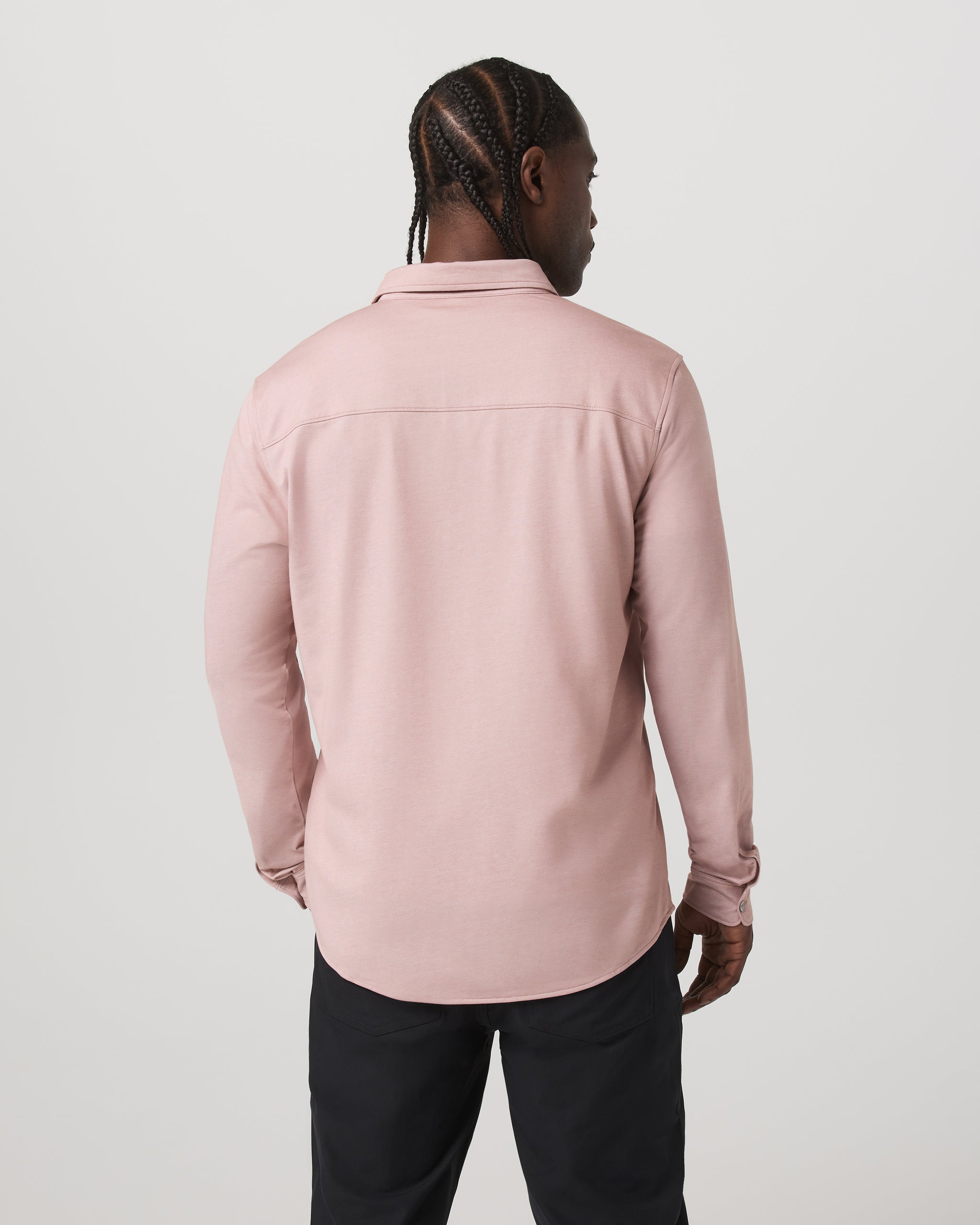 Vuori Long Sleeve Knit Oxford Button Down Classic Fit