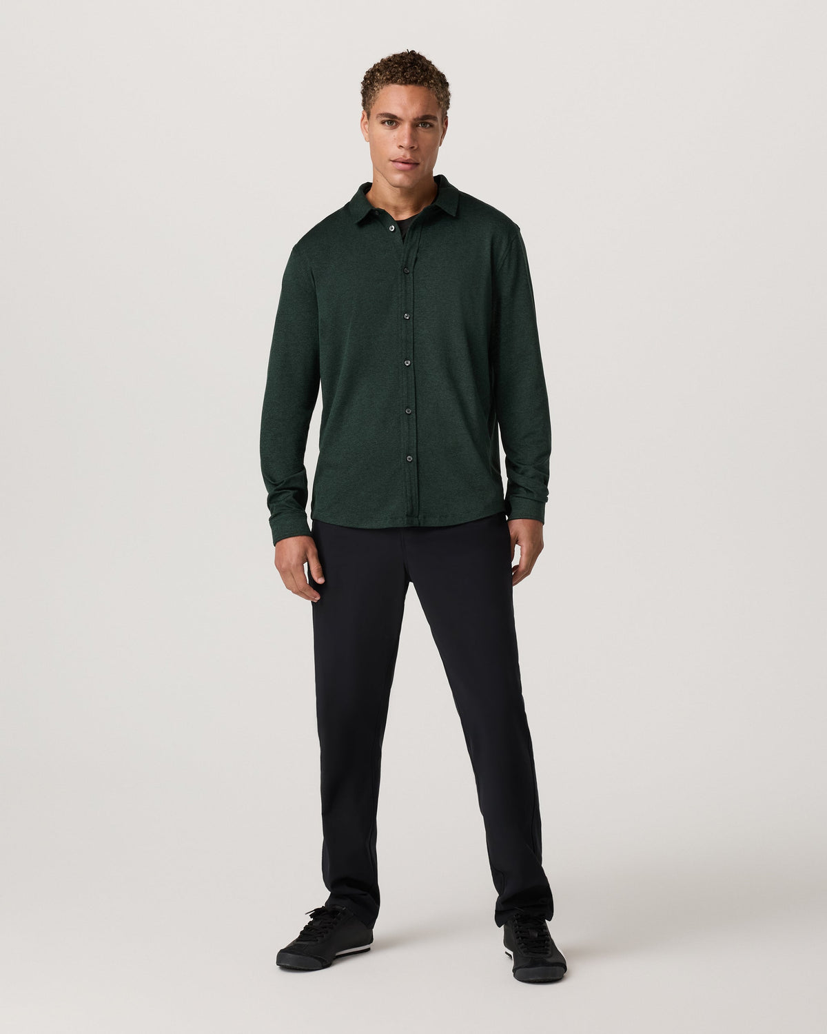 Vuori Long Sleeve Ponto Button Down Shirt
