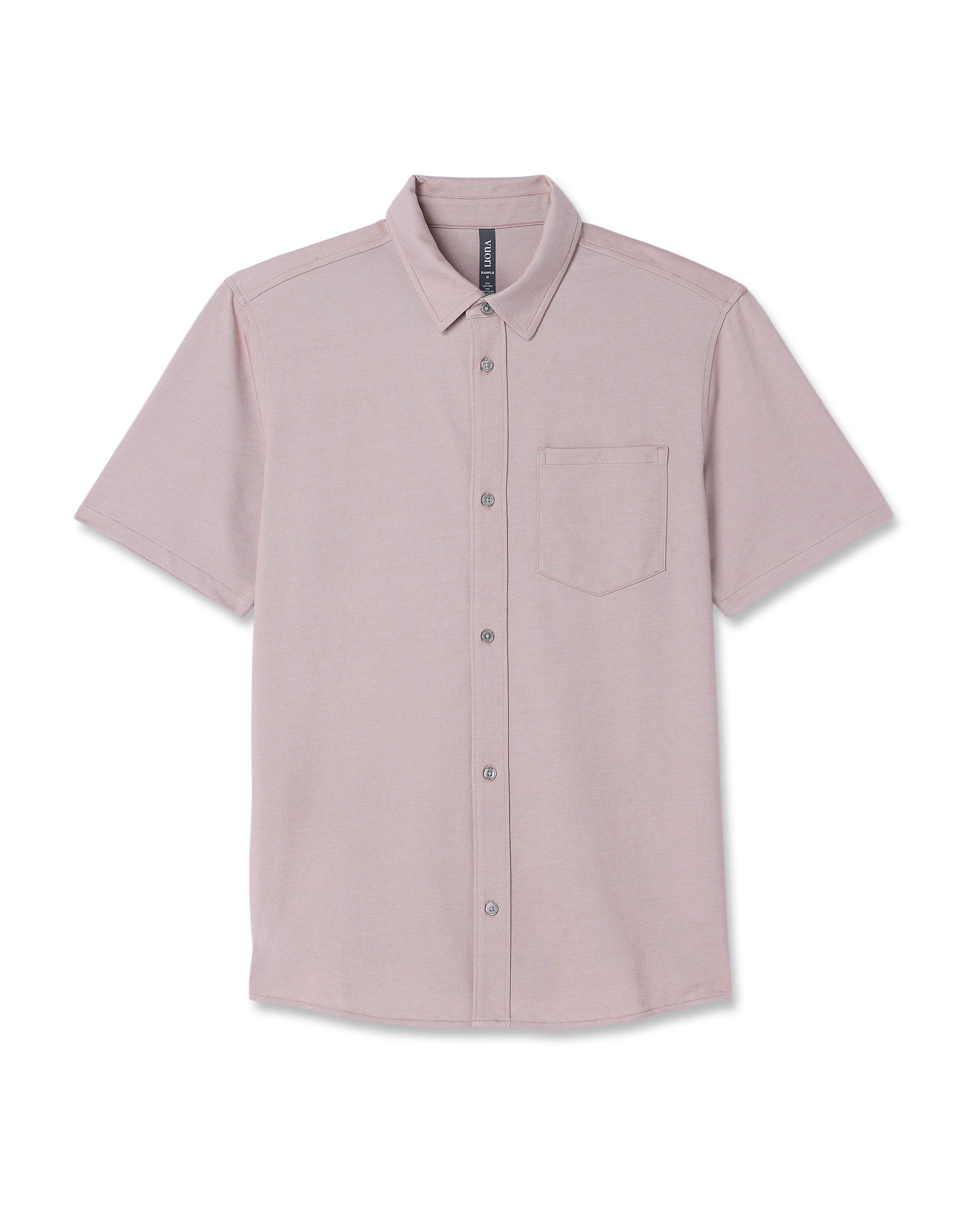 Vuori Short Sleeve Knit Oxford Button Down Classic Fit