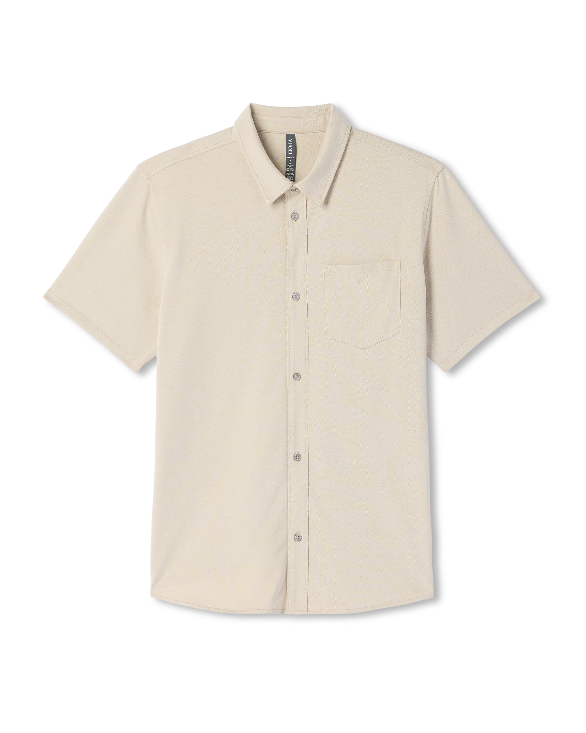Vuori Short Sleeve Knit Oxford Button Down Classic Fit