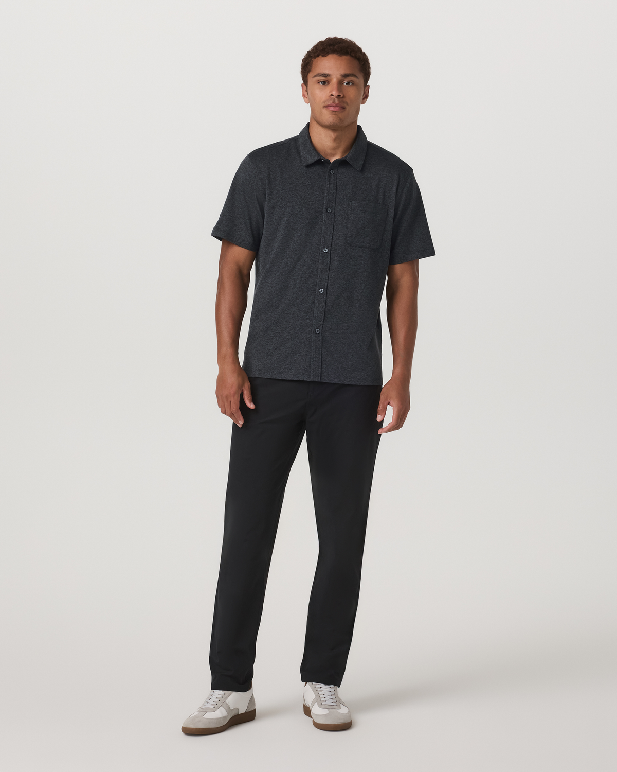 Vuori Short Sleeve Ponto Button Down Shirt