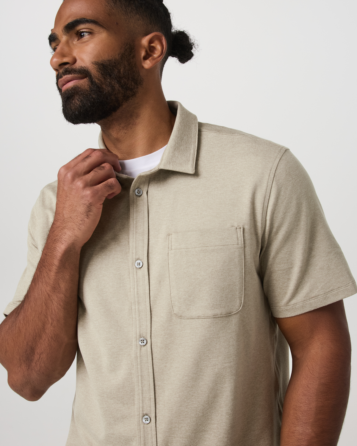 Vuori Short Sleeve Ponto Button Down Shirt