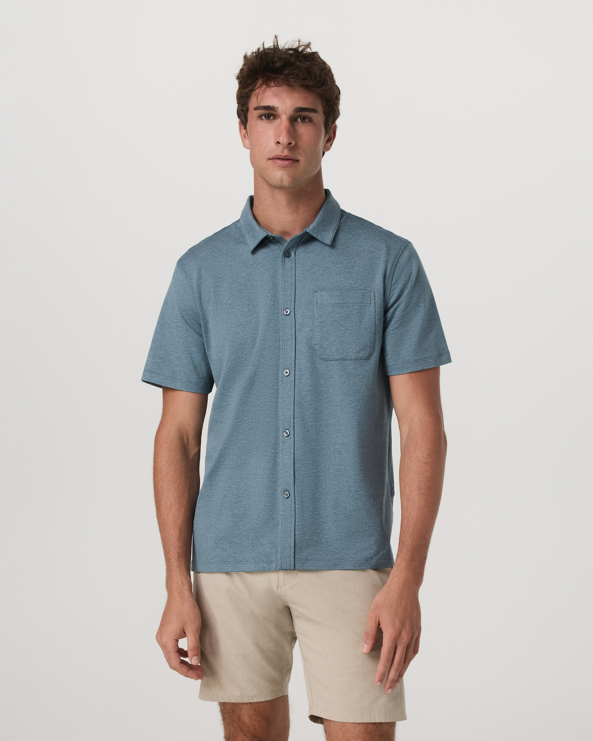 Vuori Short Sleeve Ponto Button Down Shirt