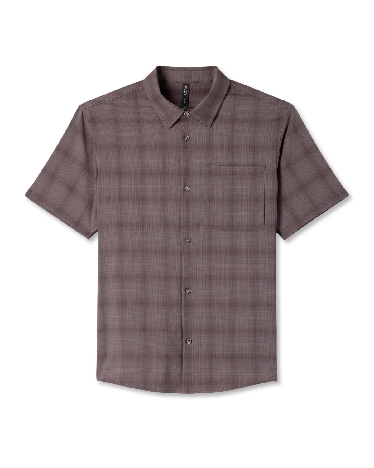 Vuori Short Sleeve Plaid Button Down Shirt
