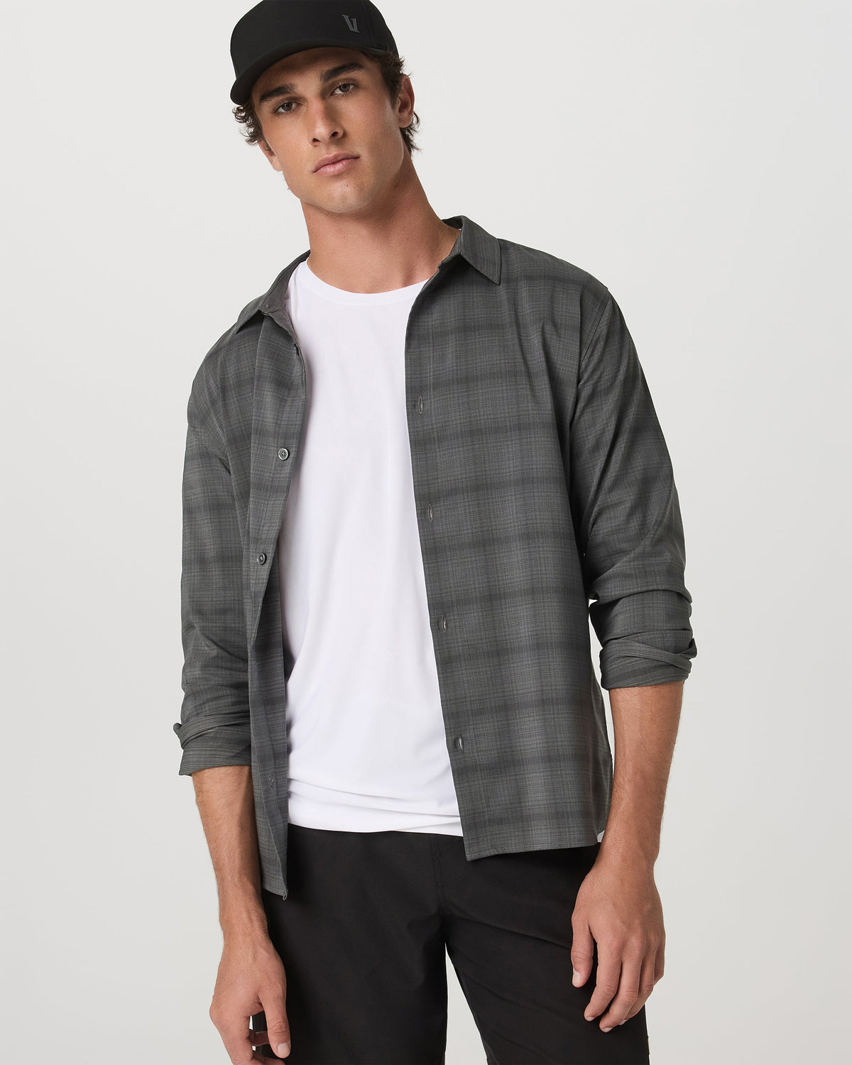 Vuori Long Sleeve Plaid Button Down Shirt