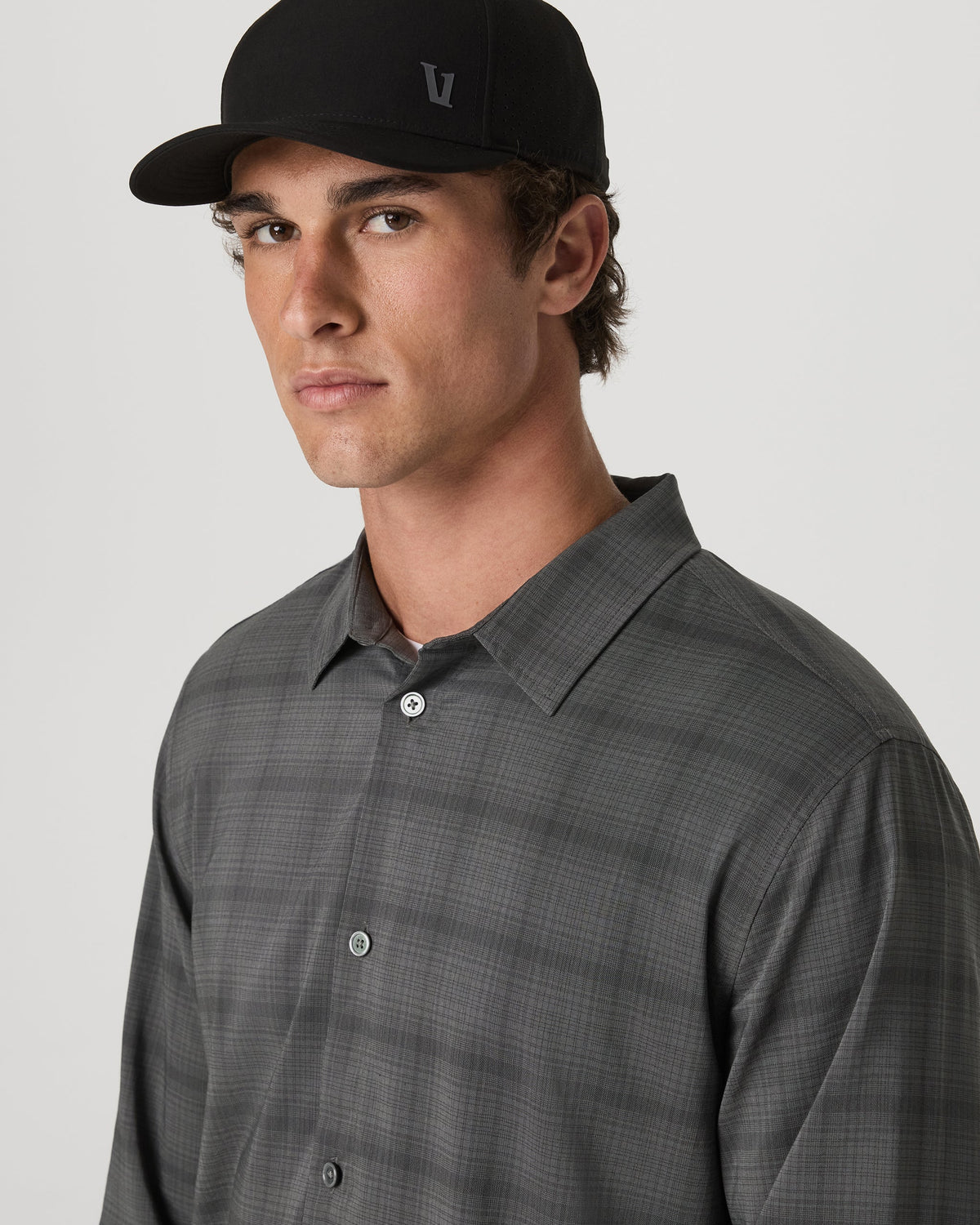 Vuori Long Sleeve Plaid Button Down Shirt