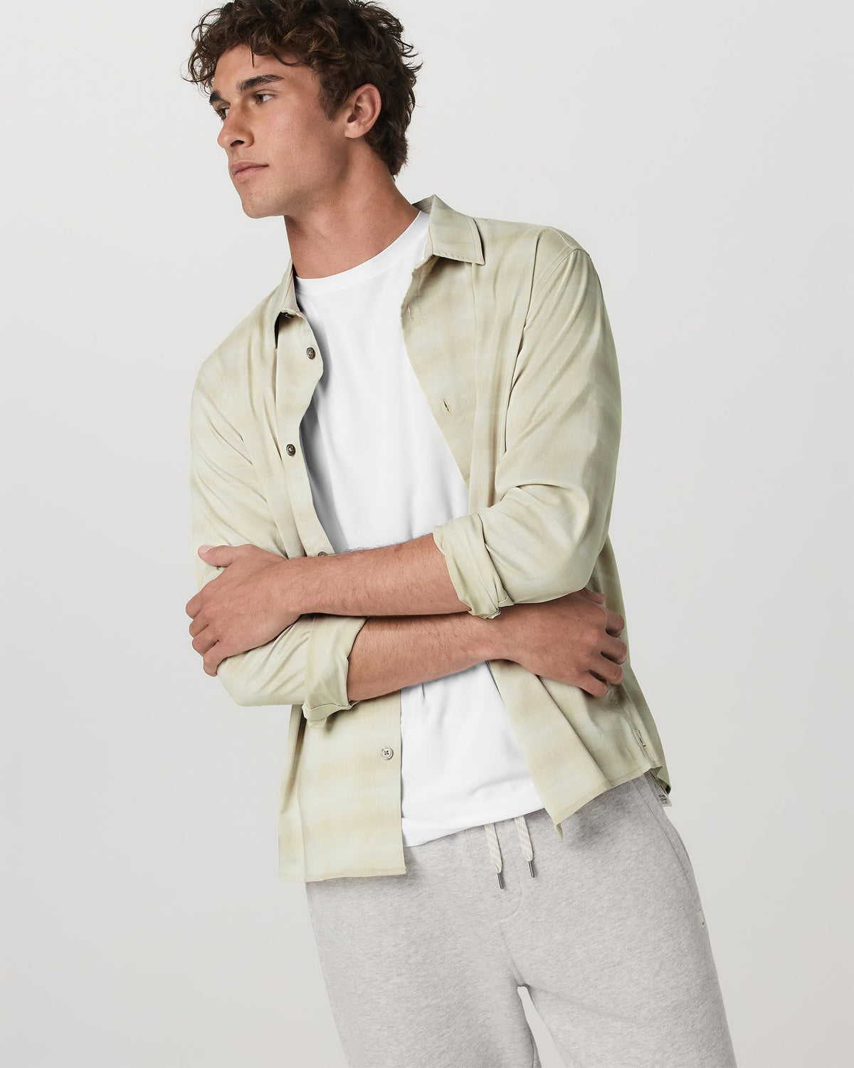 Vuori Long Sleeve Plaid Button Down Shirt