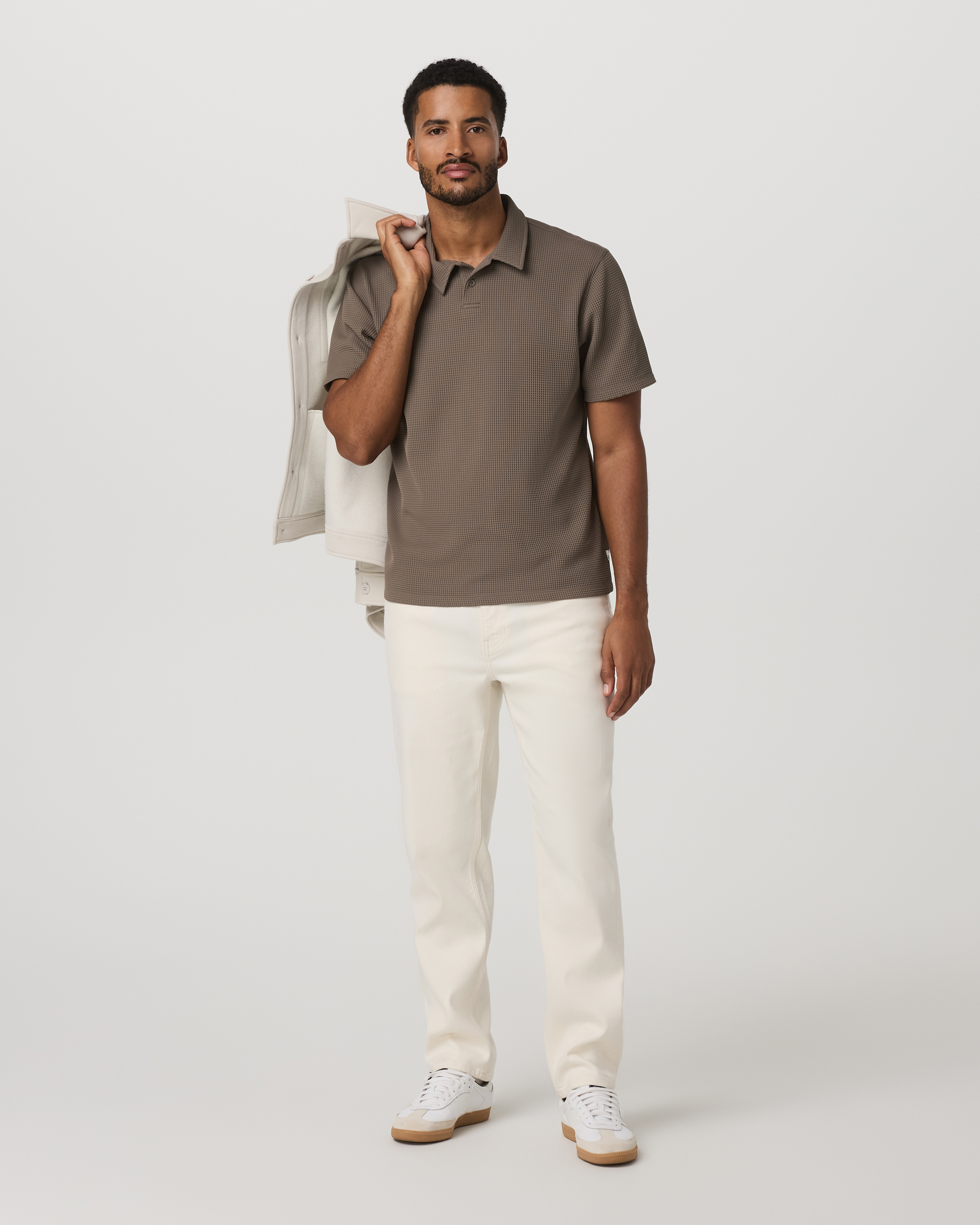 Vuori Short Sleeve Lightweight Tech Waffle Polo Relaxed Fit