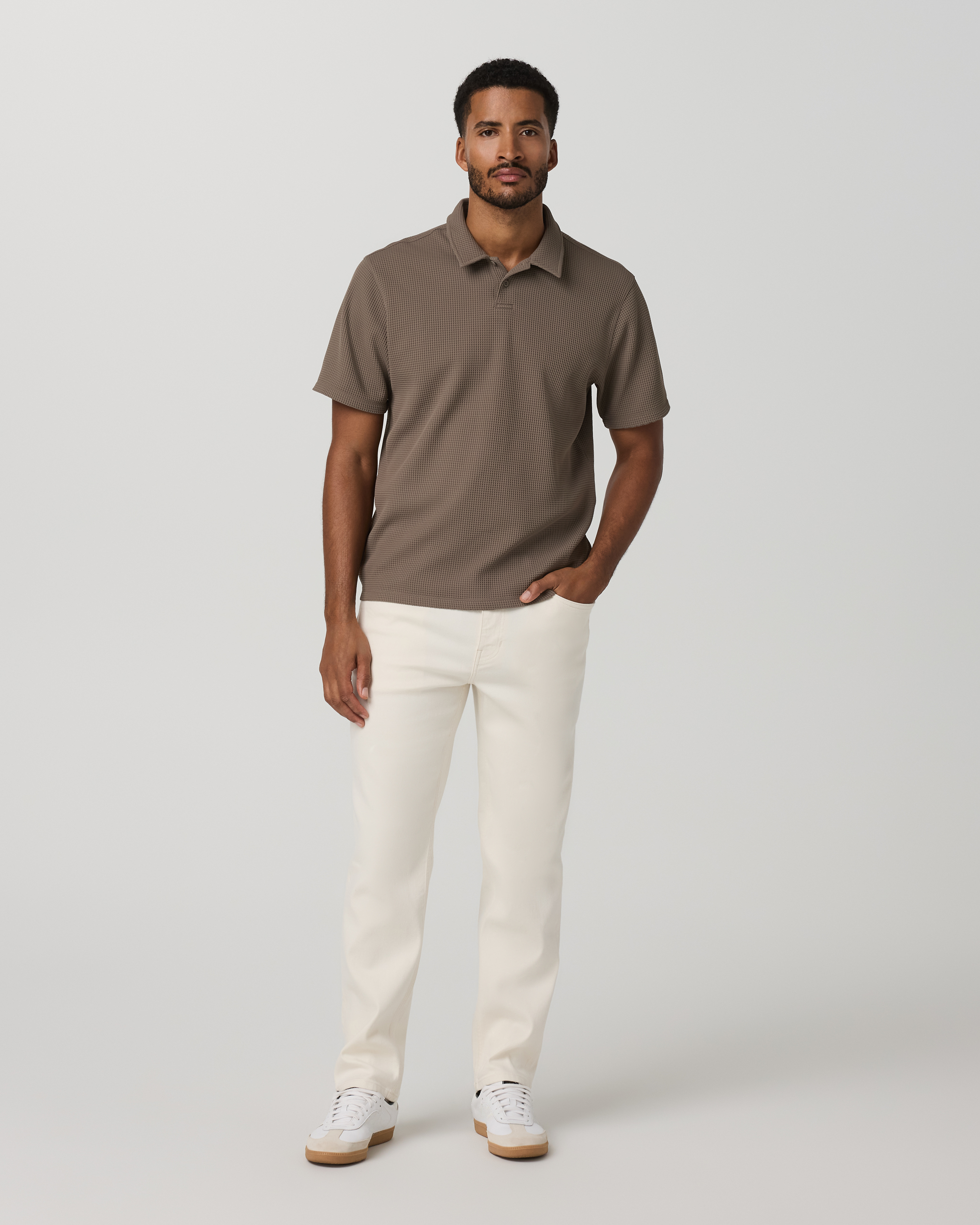 Vuori Short Sleeve Lightweight Tech Waffle Polo Relaxed Fit