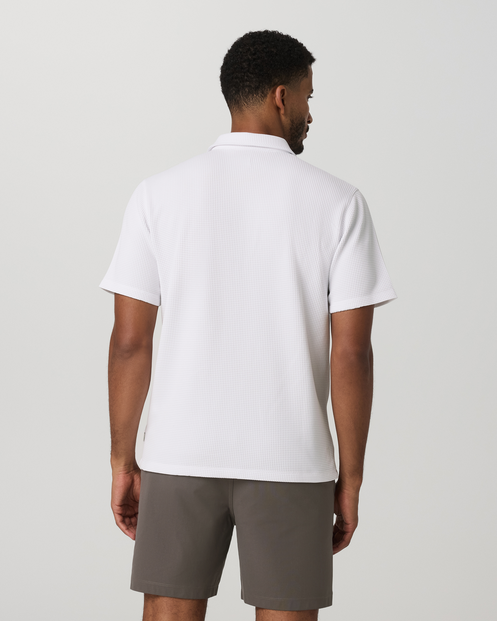 Vuori Short Sleeve Lightweight Tech Waffle Polo Relaxed Fit