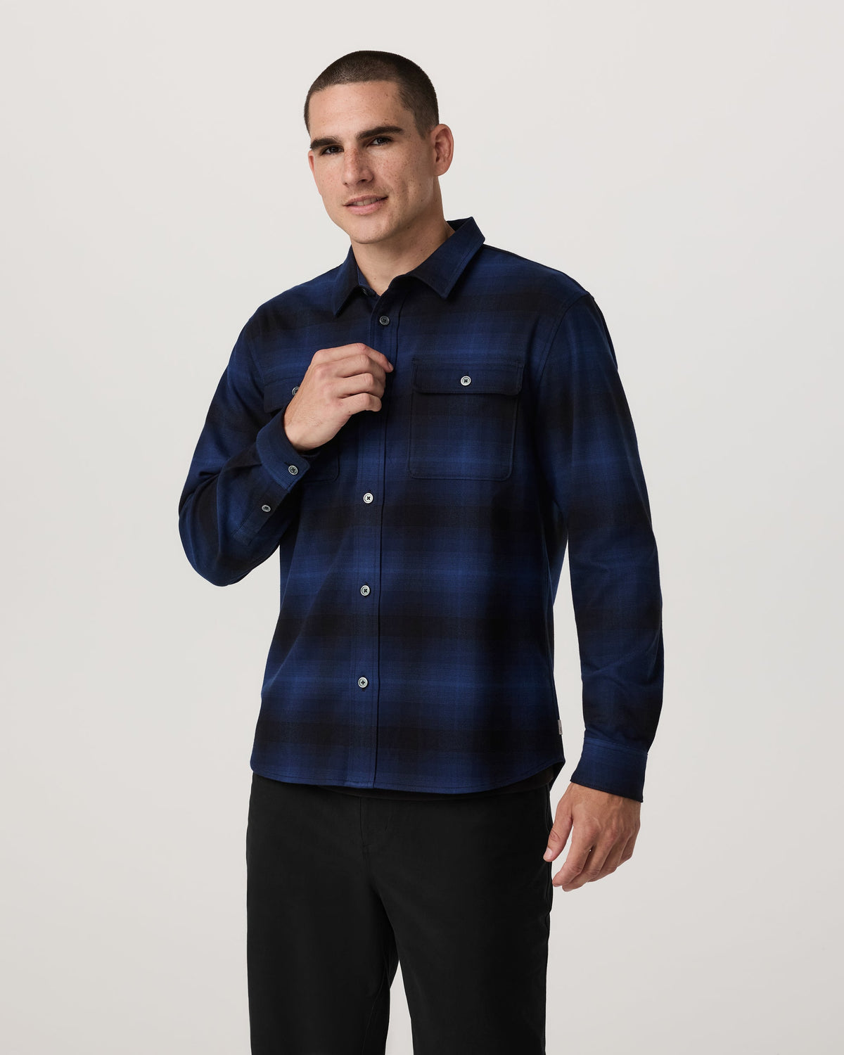 Vuori Long Sleeve Flannel Button Down Shirt
