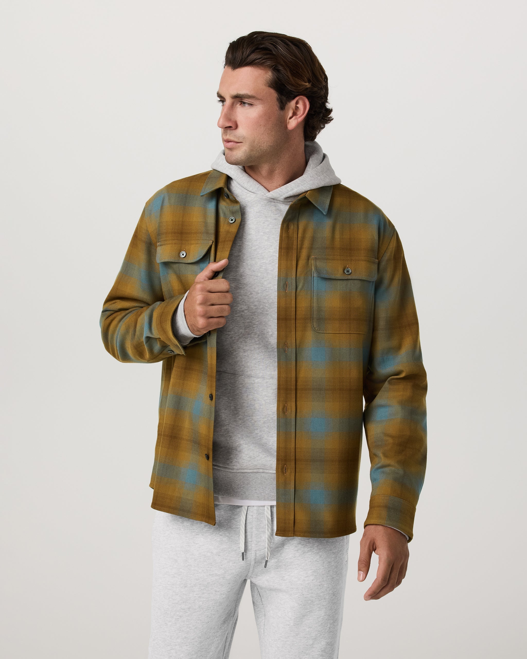 Vuori Long Sleeve Flannel Button Down Shirt