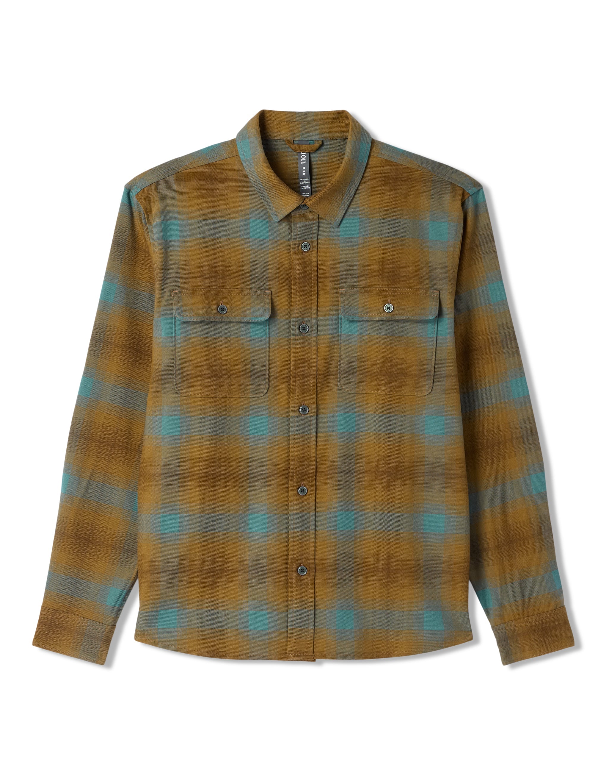 Vuori Long Sleeve Flannel Button Down Shirt