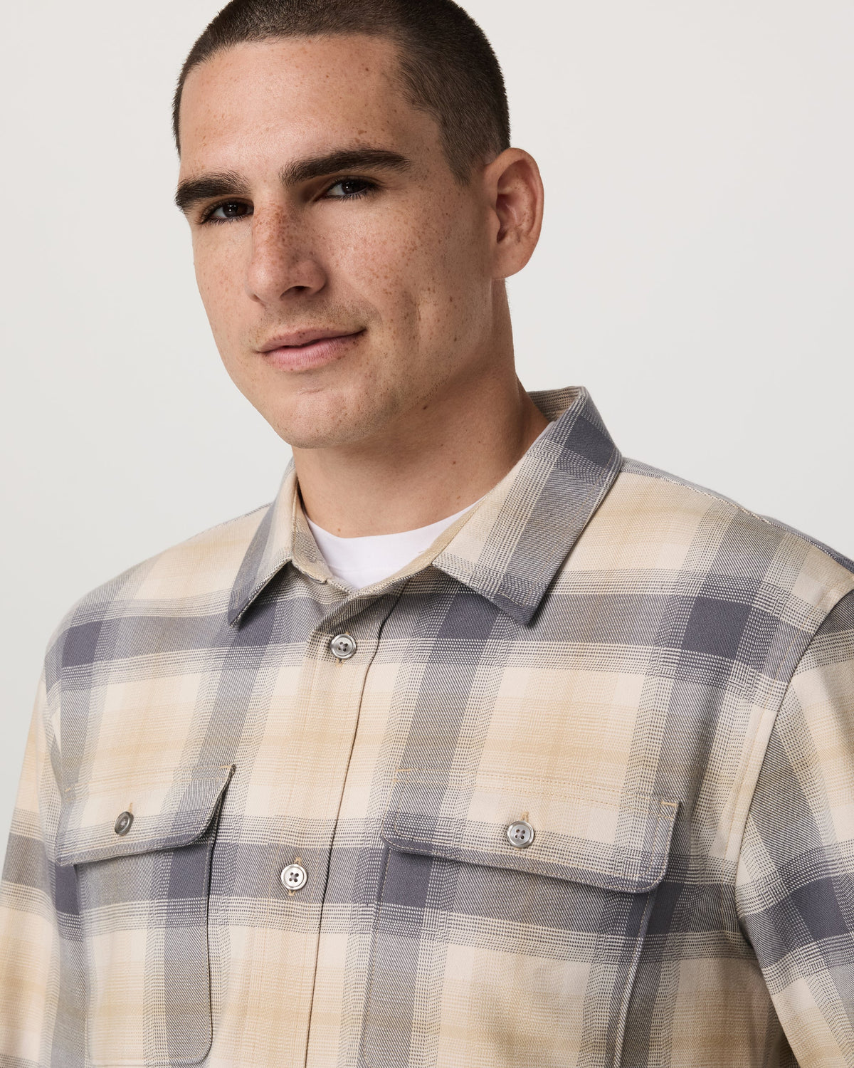 Vuori Long Sleeve Flannel Button Down Shirt