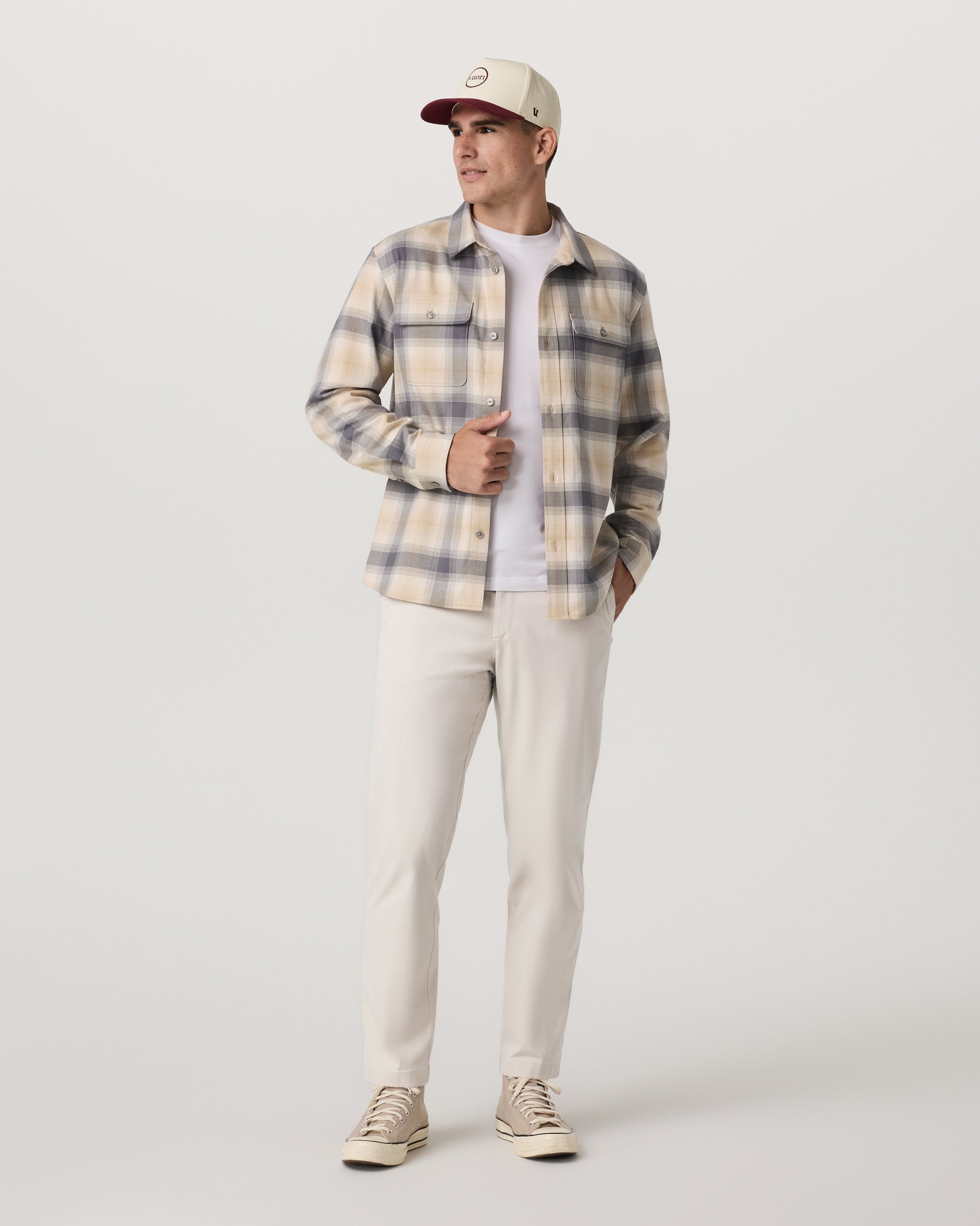 Vuori Long Sleeve Flannel Button Down Shirt