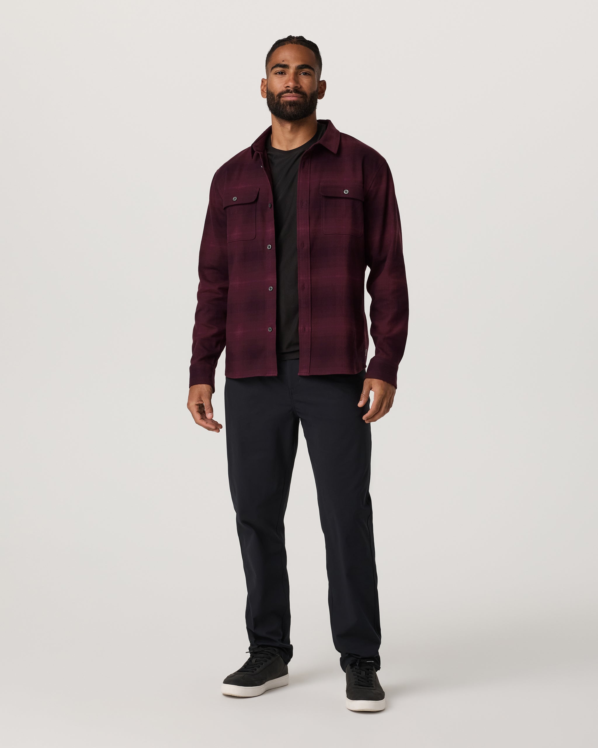 Vuori Long Sleeve Flannel Button Down Shirt