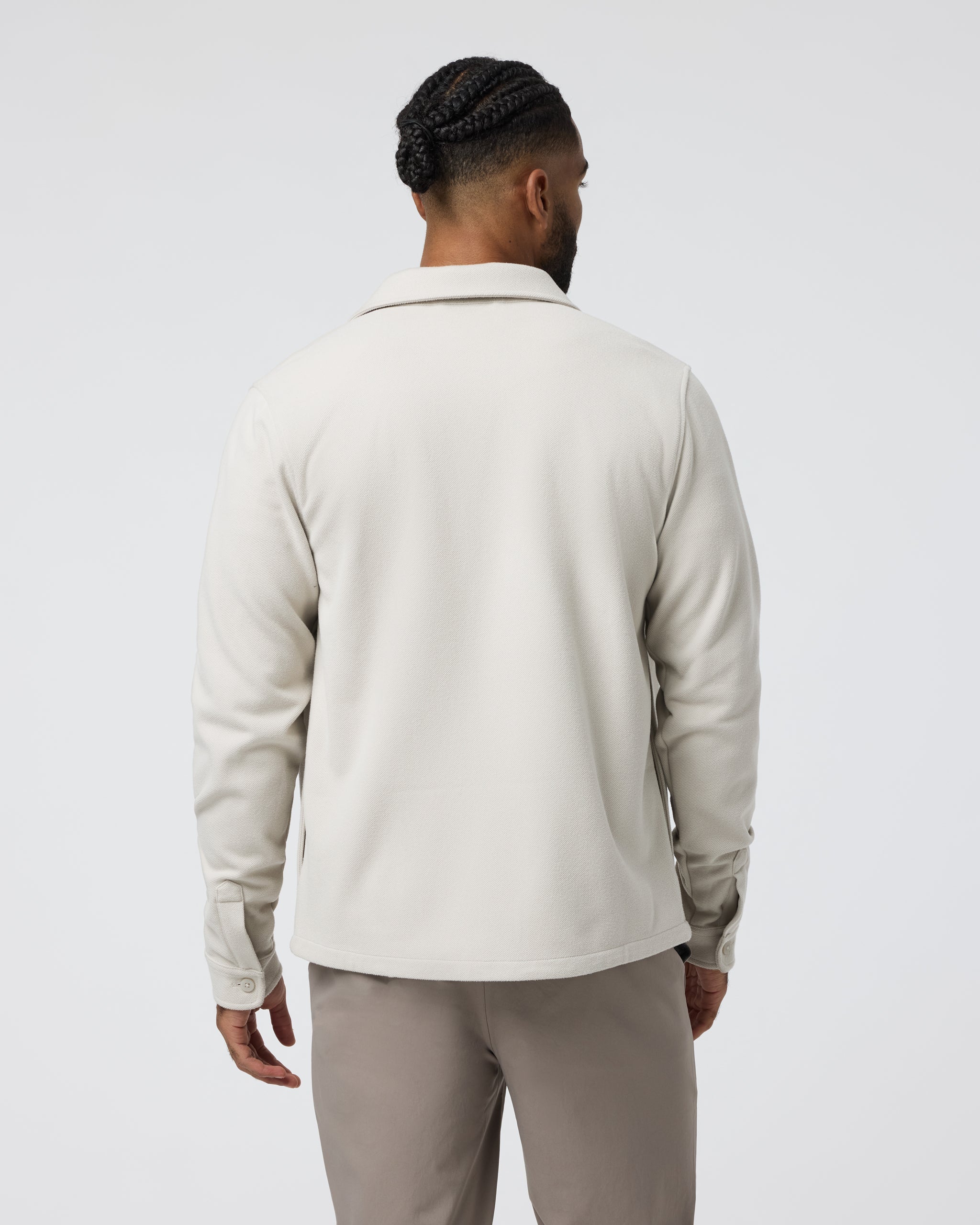 Vuori Beldon Shirt Jacket Knit Twill