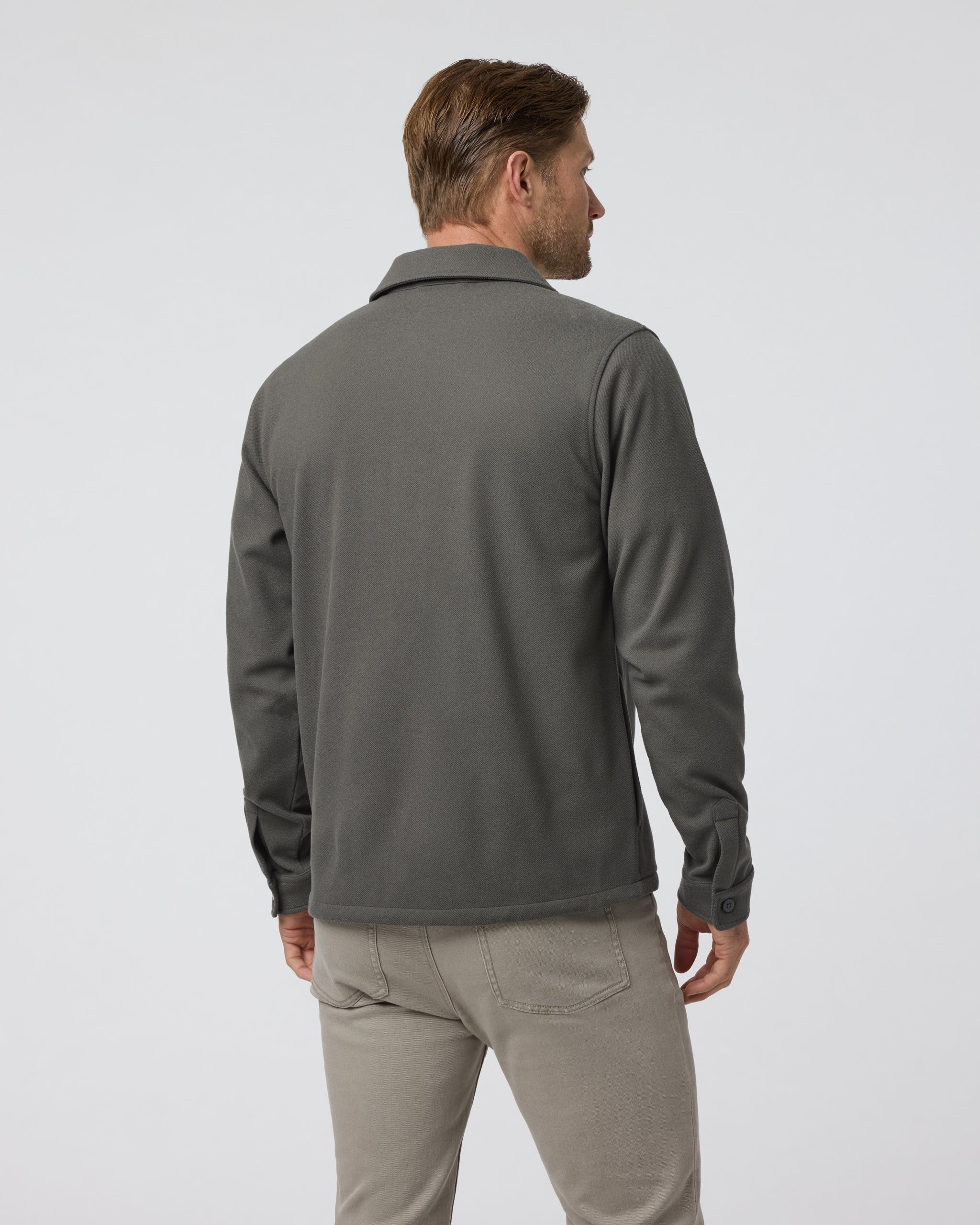 Vuori Beldon Shirt Jacket Knit Twill