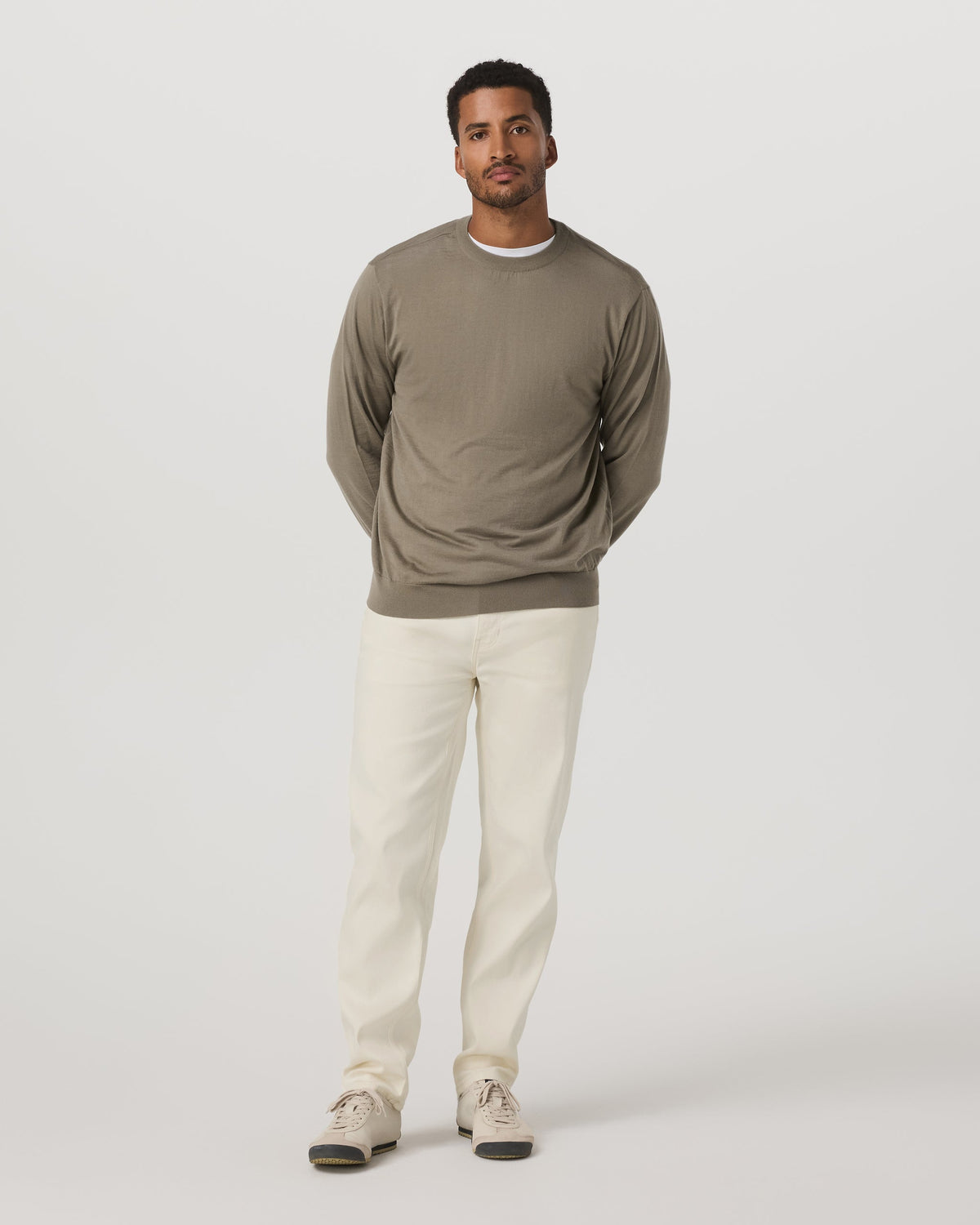 Vuori Merino Fine Gauge Wool Sweater