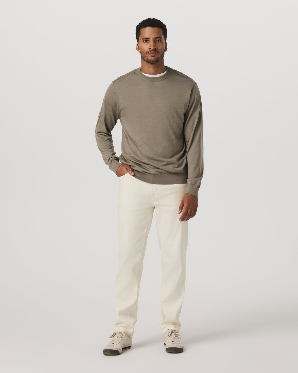 Vuori Merino Fine Gauge Wool Sweater