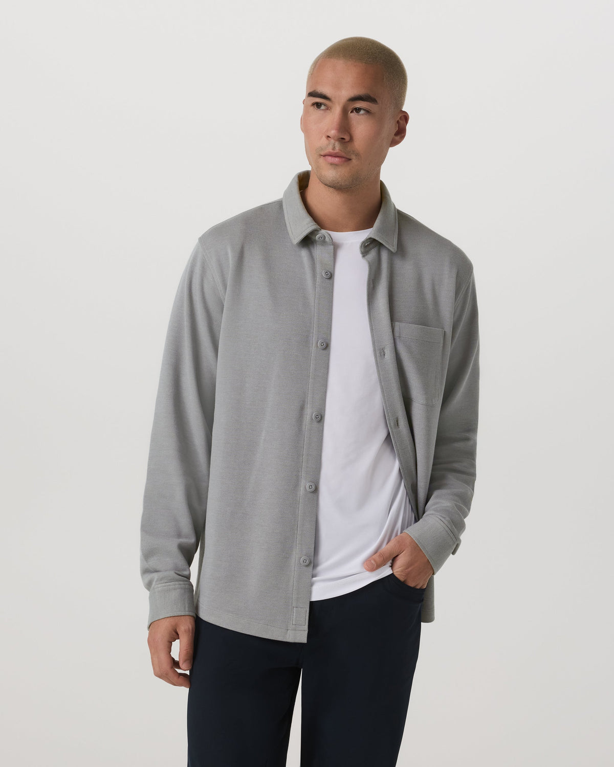 Vuori Long Sleeve Jeffreys Button Down Overshirt