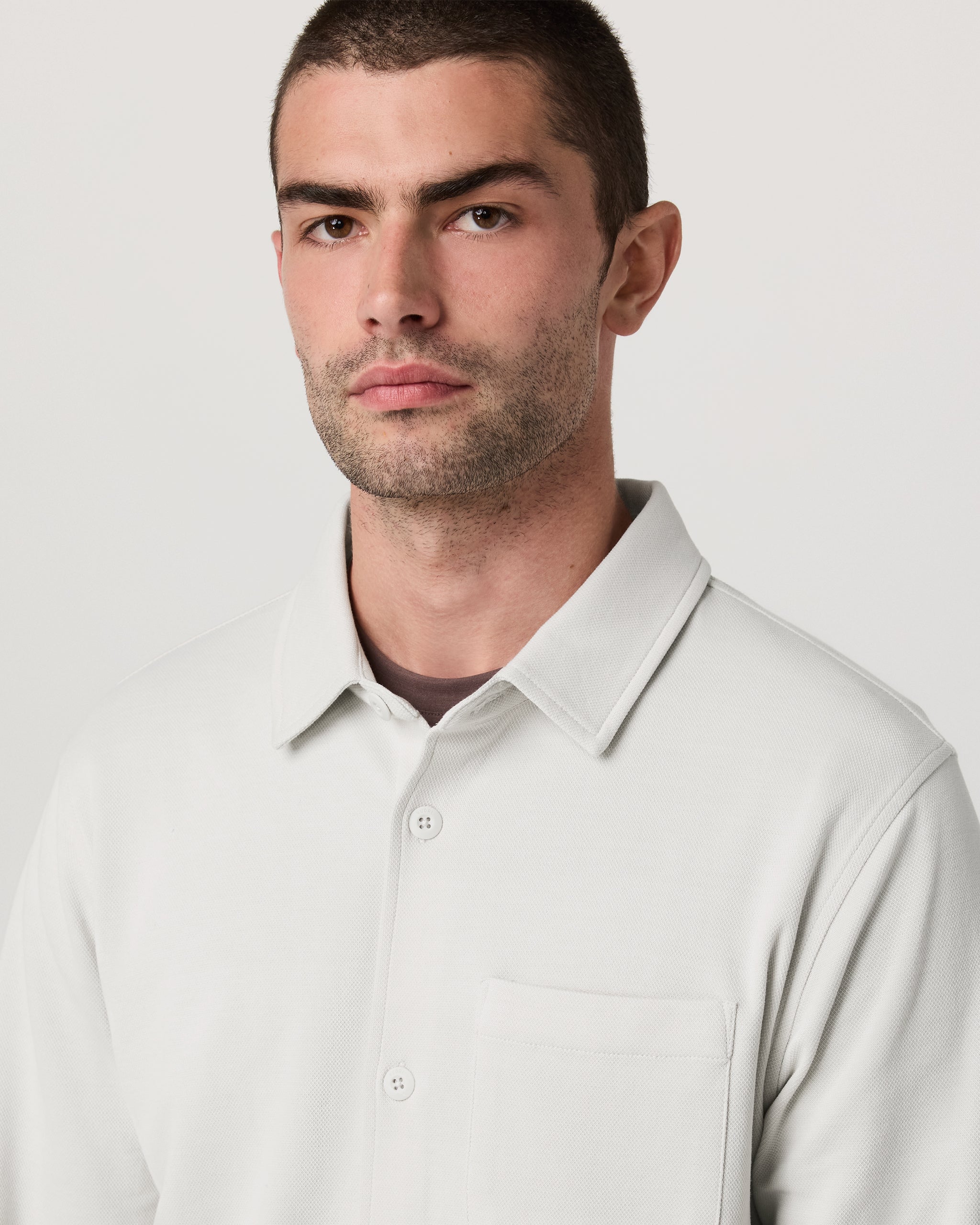 Vuori Long Sleeve Jeffreys Button Down Overshirt