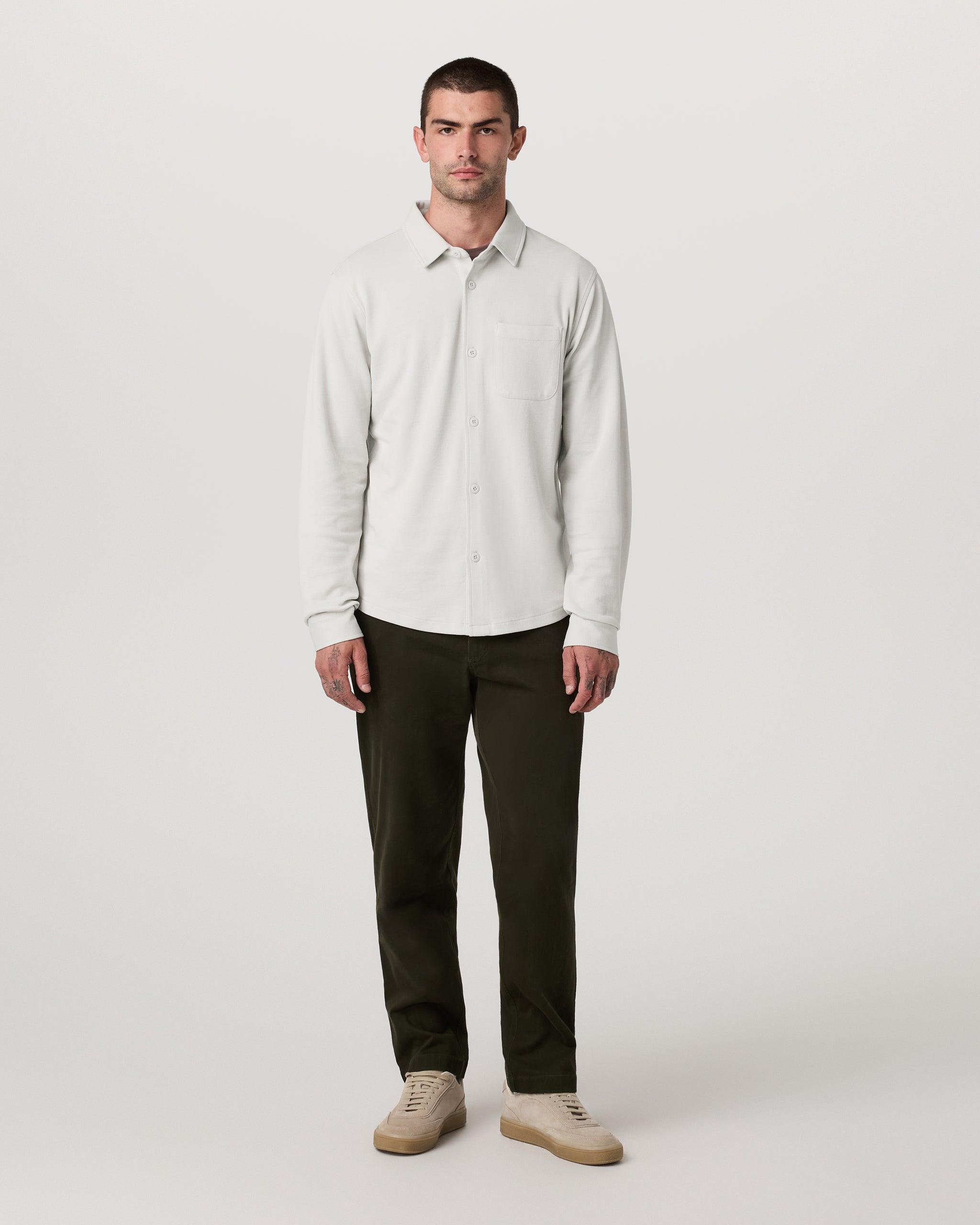 Vuori Long Sleeve Jeffreys Button Down Overshirt