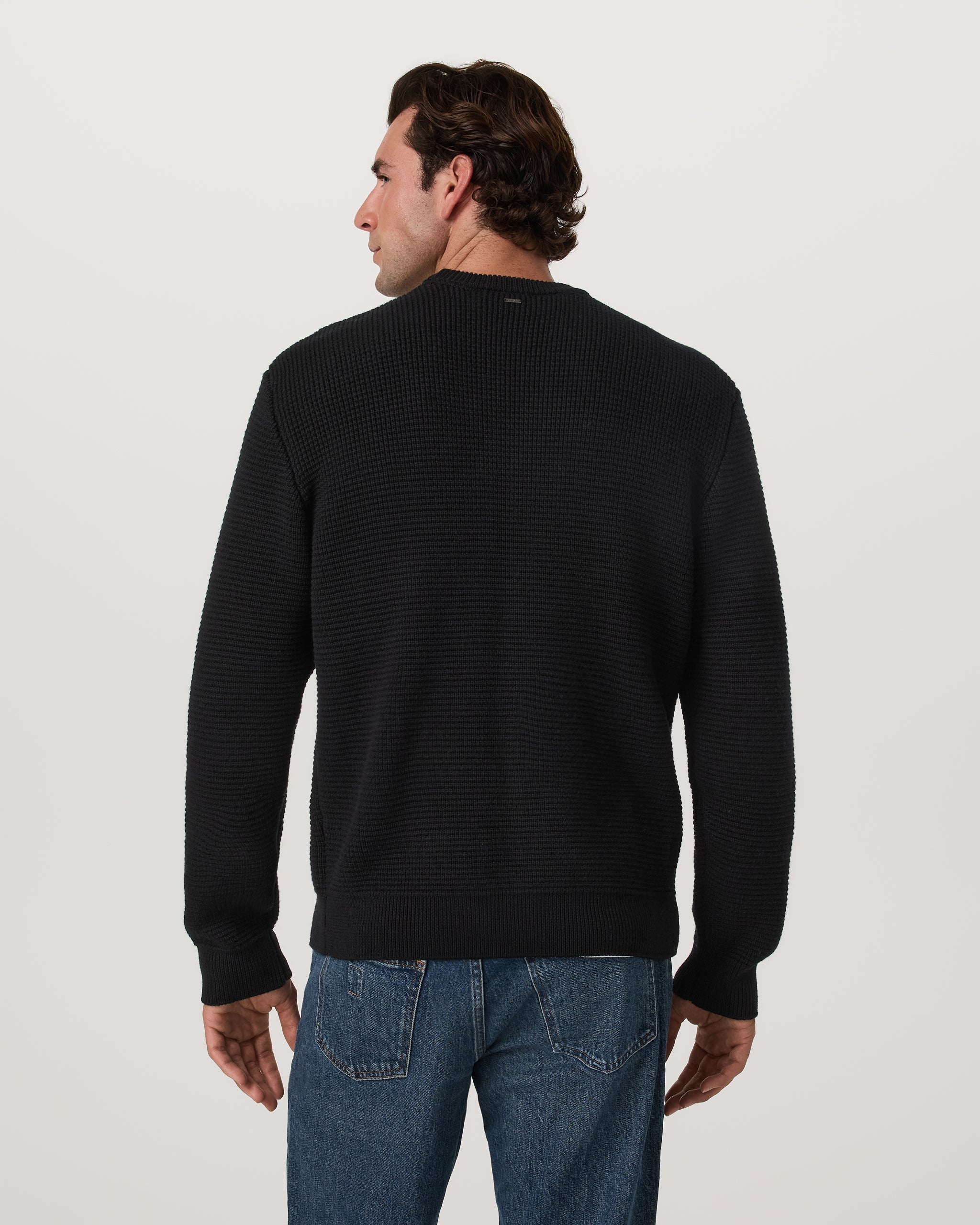 Vuori Denver Waffle Crew Sweater