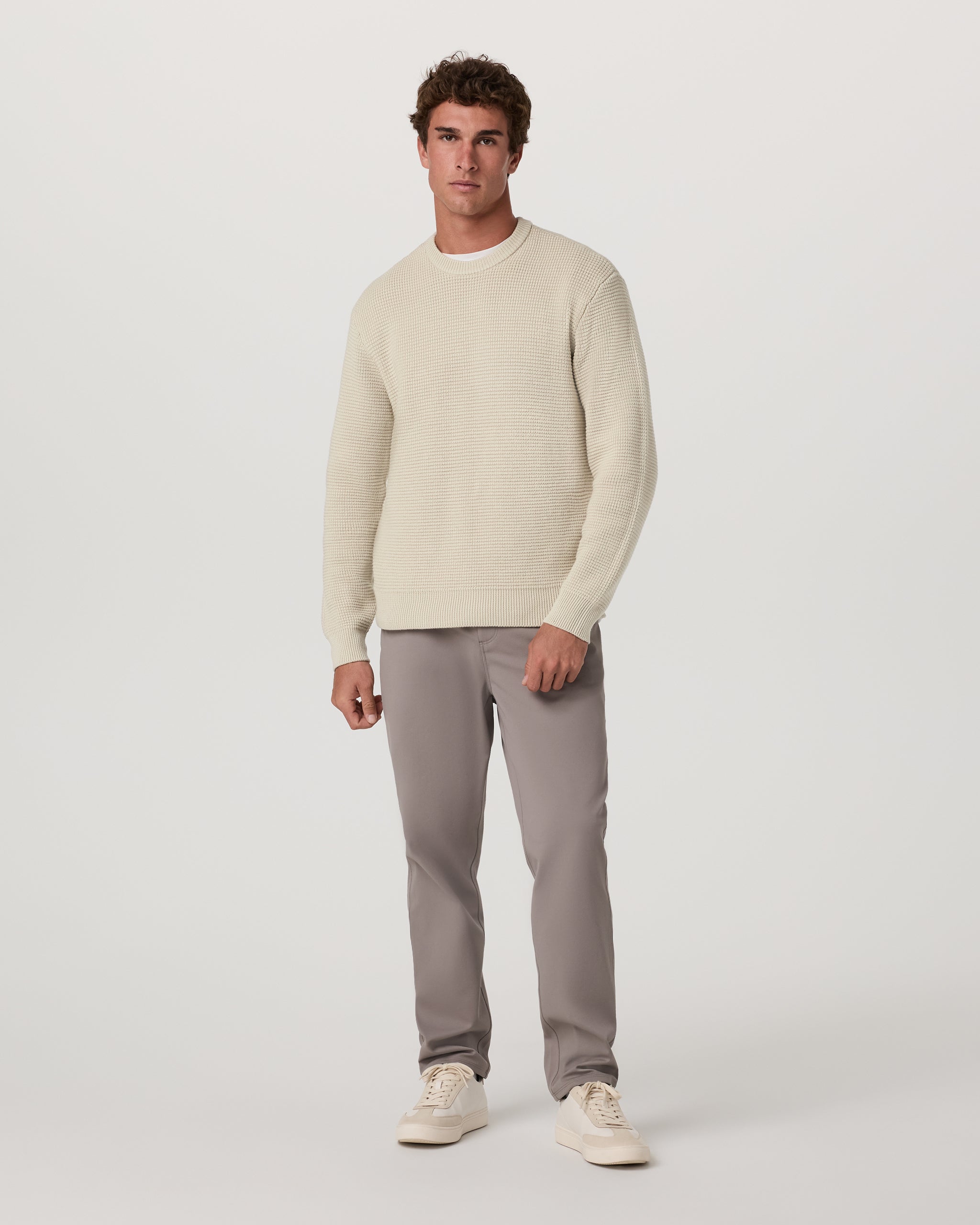 Vuori Denver Waffle Crew Sweater