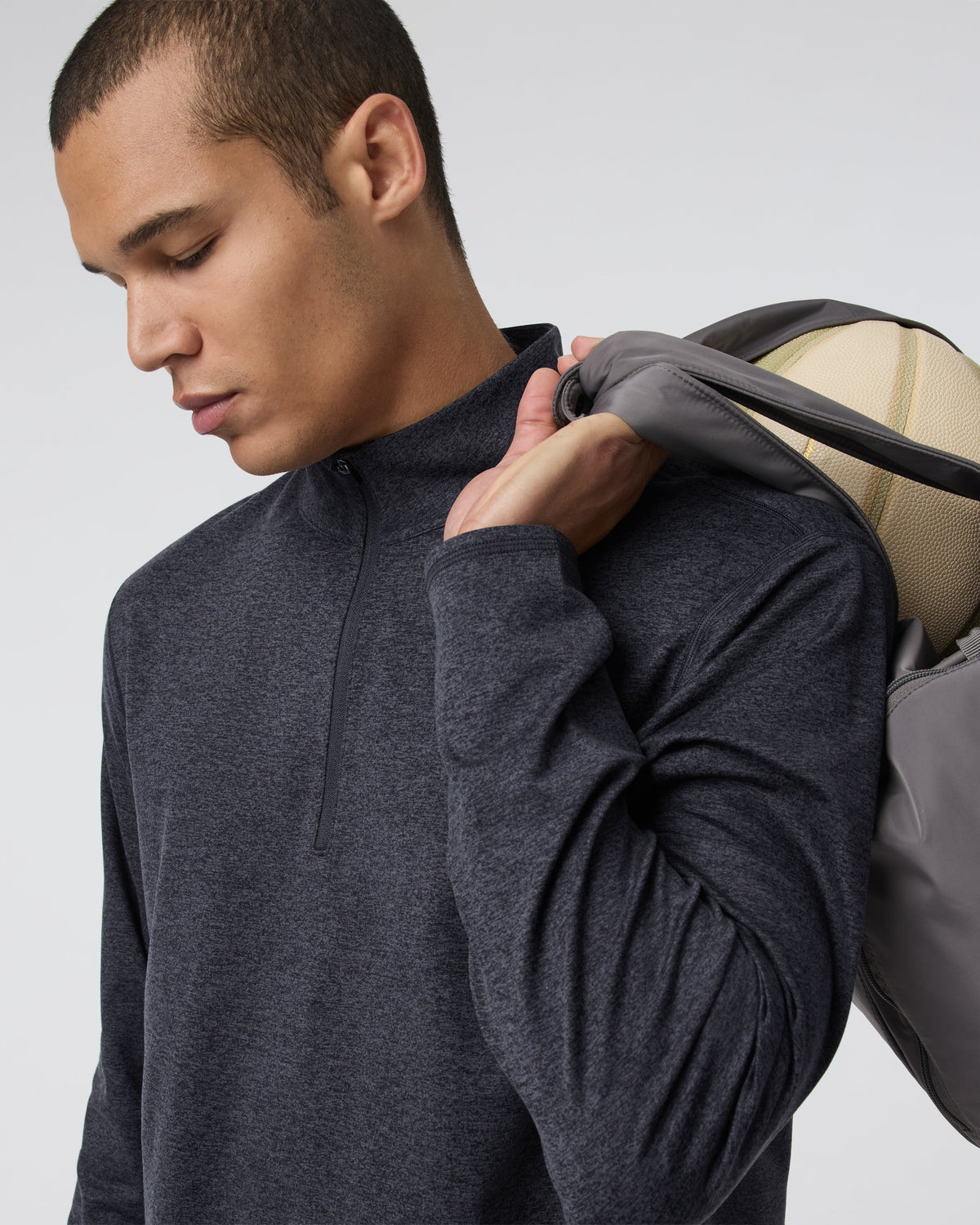 Vuori Ponto Half Zip Mock Neck