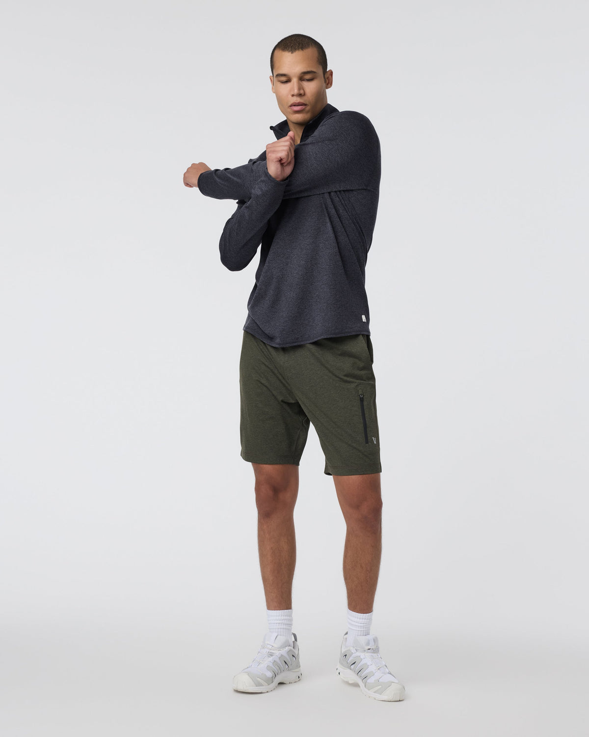 Vuori Ponto Half Zip Mock Neck