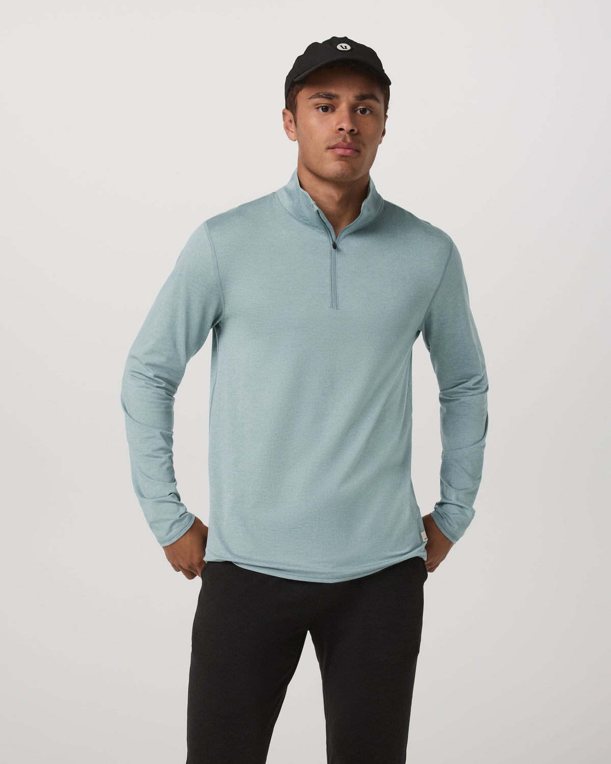 Vuori Ponto Half Zip Mock Neck