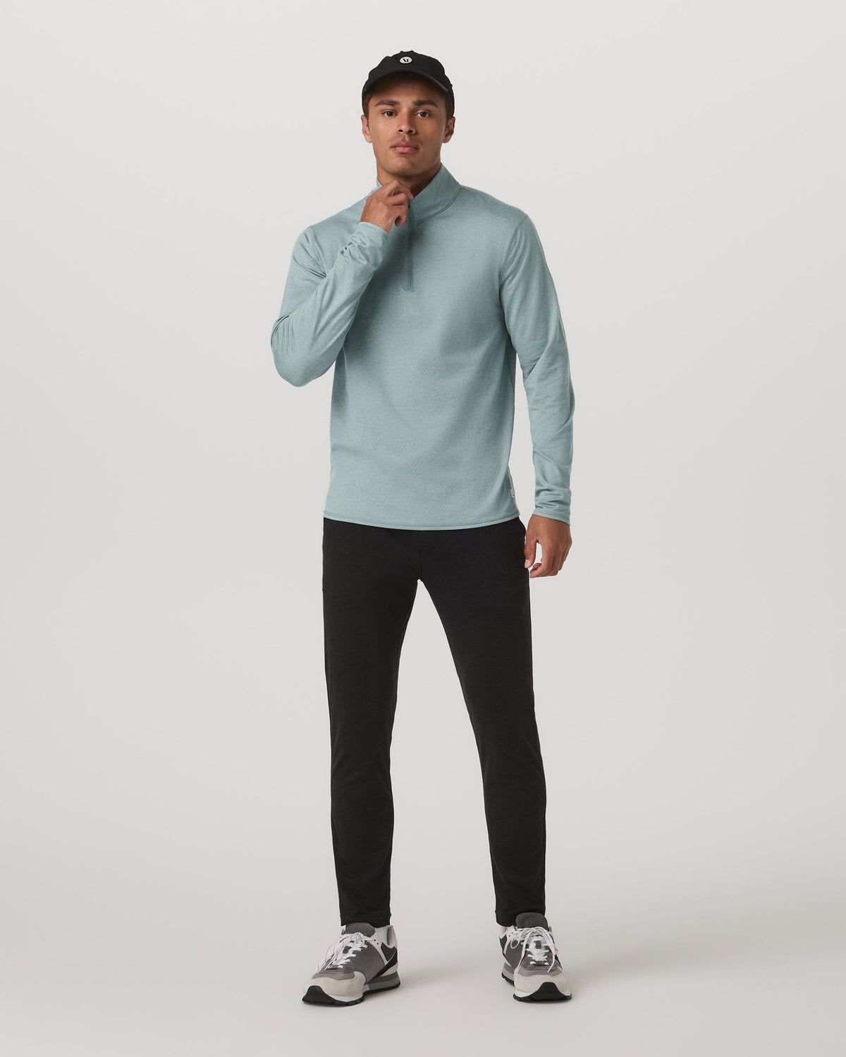 Vuori Ponto Half Zip Mock Neck