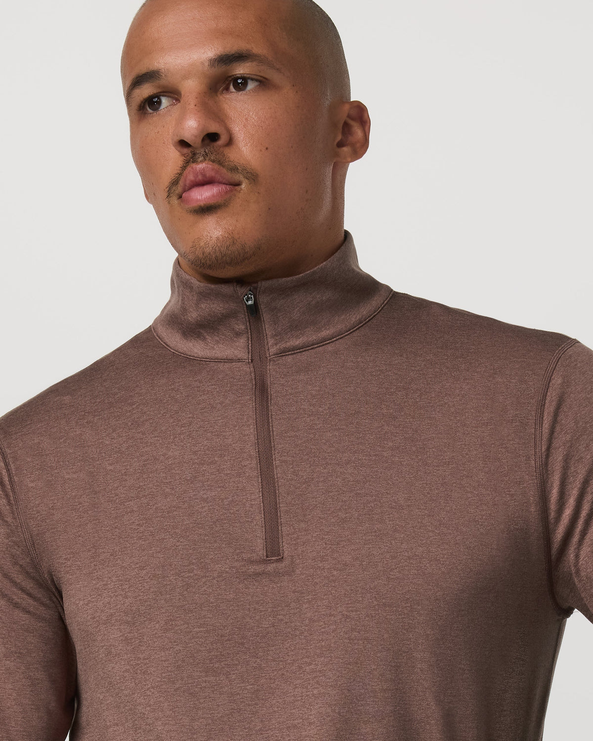 Vuori Ponto Half Zip Mock Neck