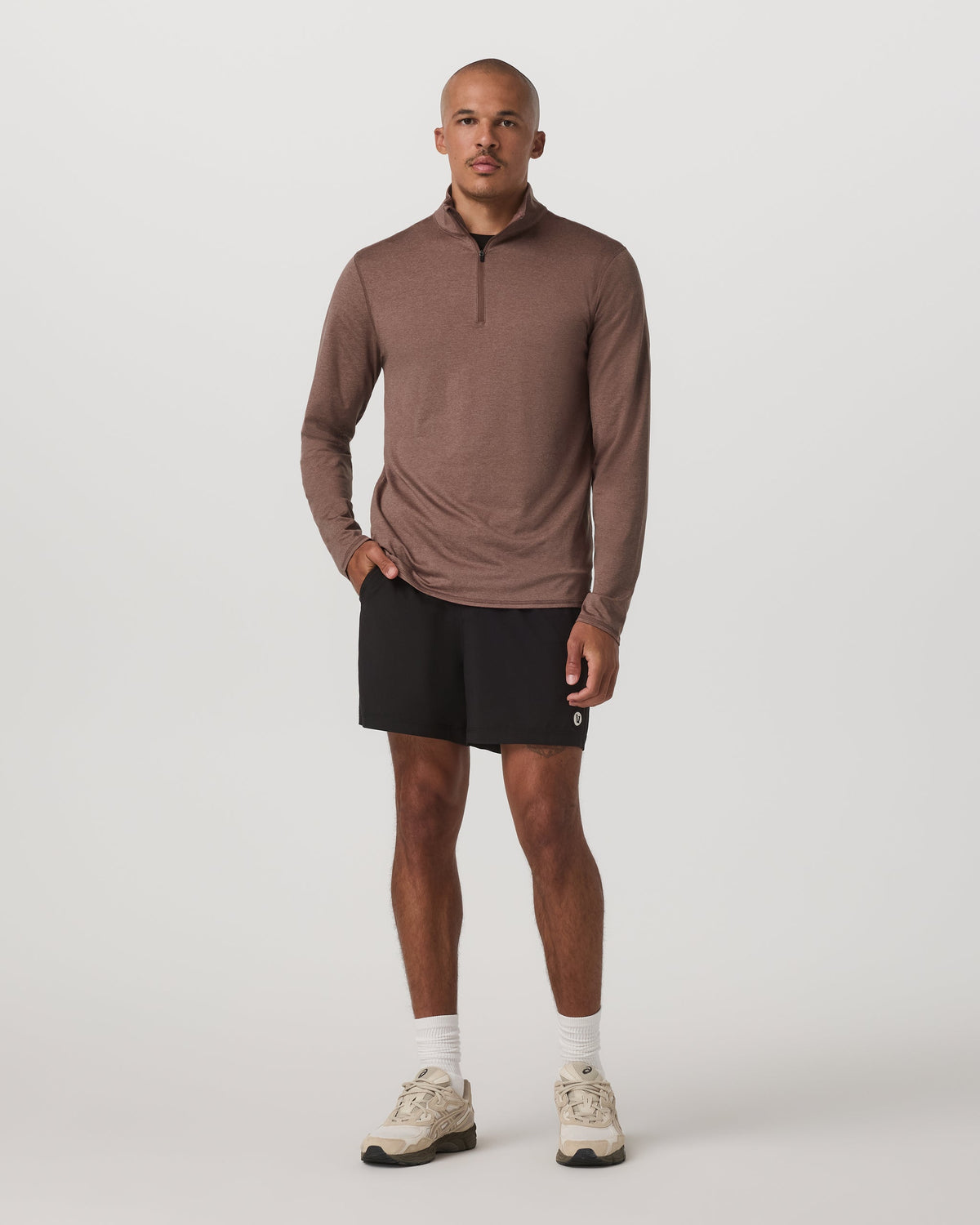 Vuori Ponto Half Zip Mock Neck