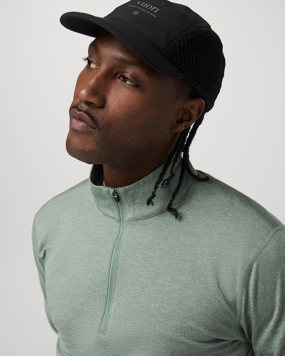 Vuori Ponto Half Zip Mock Neck