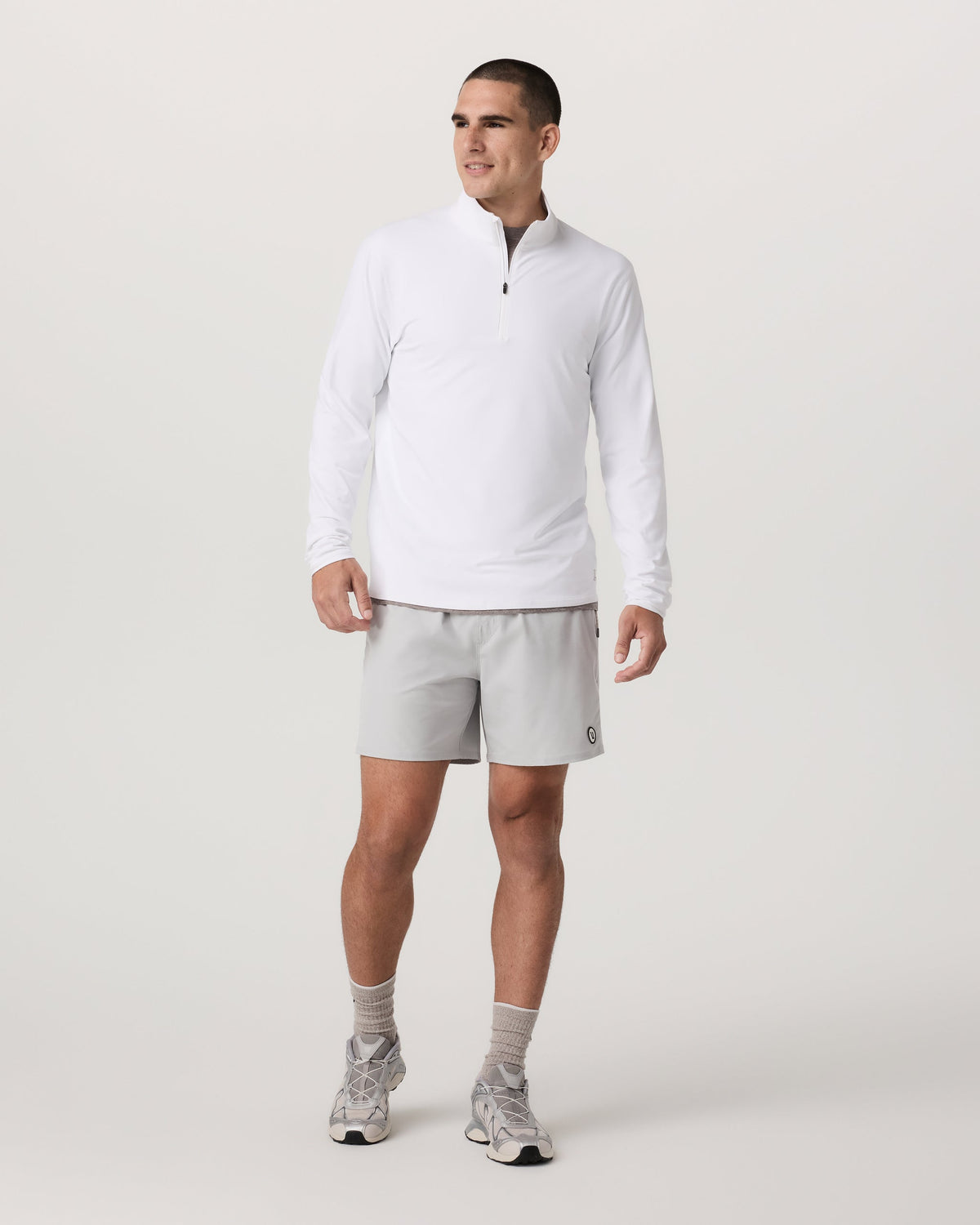 Vuori Ponto Half Zip Mock Neck