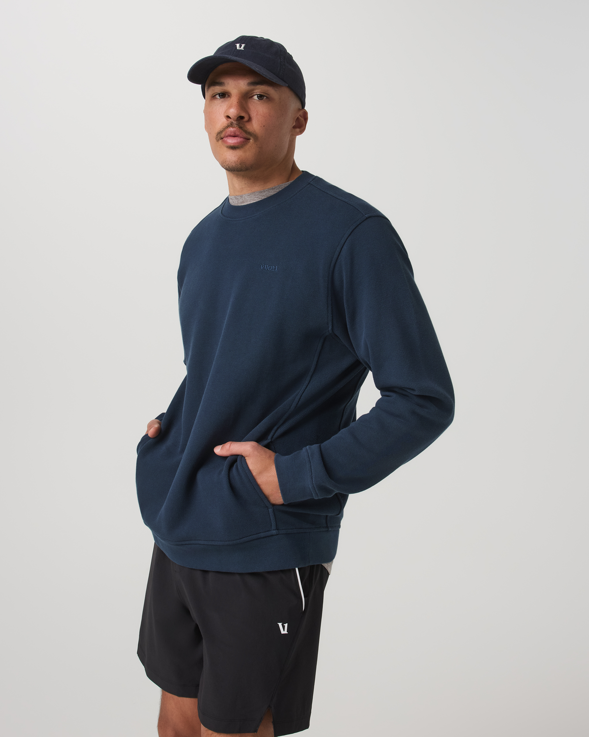 Vuori Pique Fleece Crew