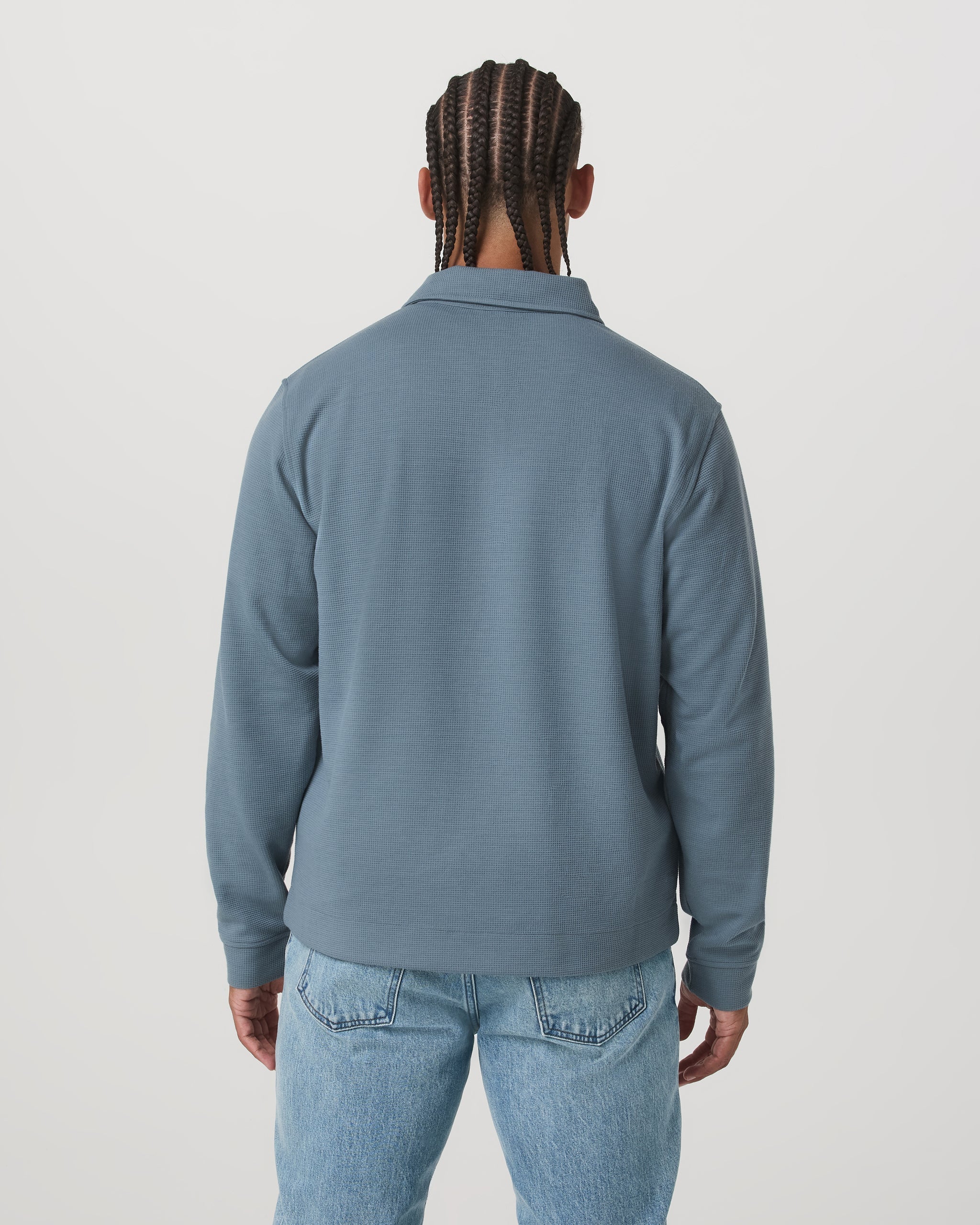 Vuori Long Sleeve Waffle Polo