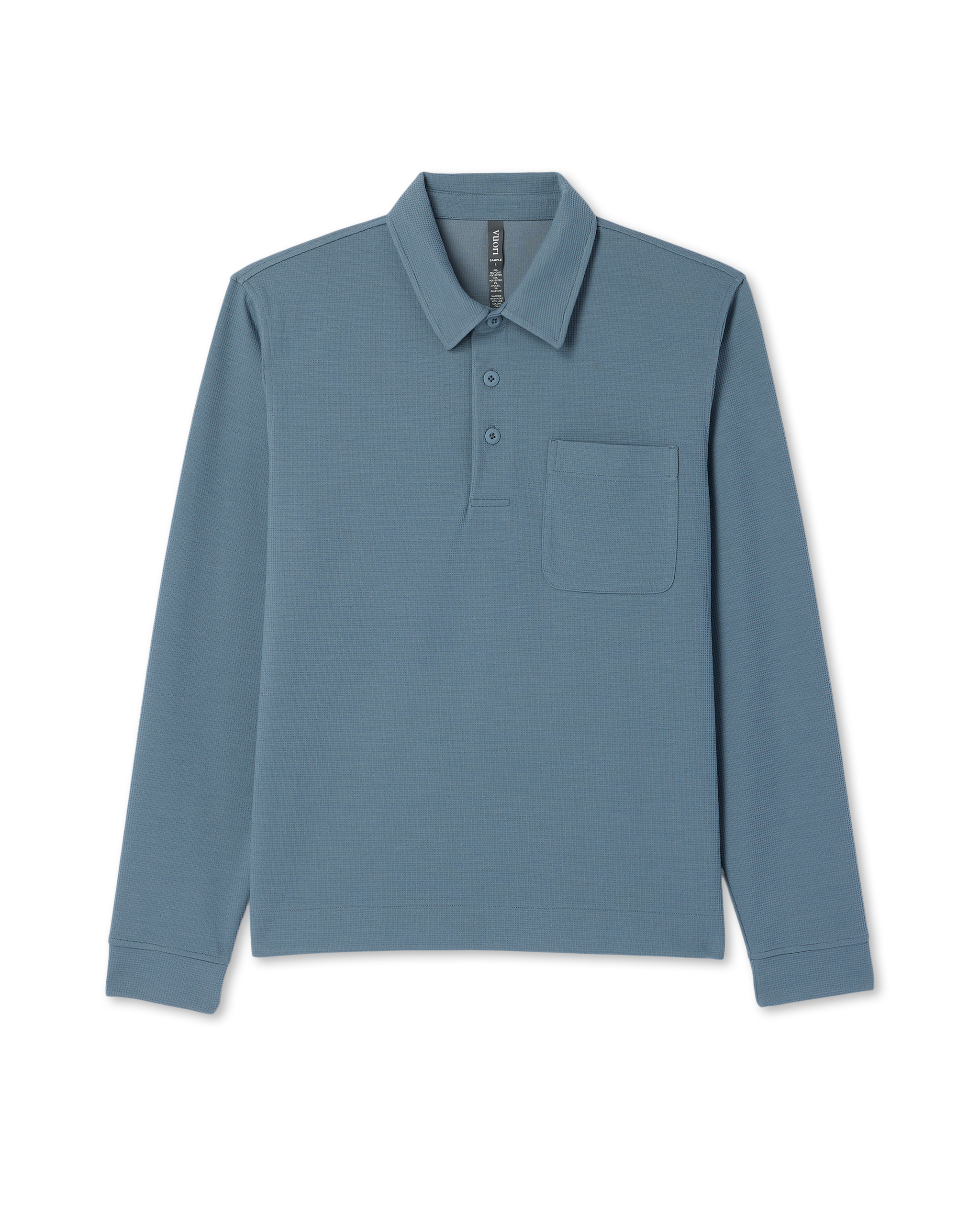 Vuori Long Sleeve Waffle Polo