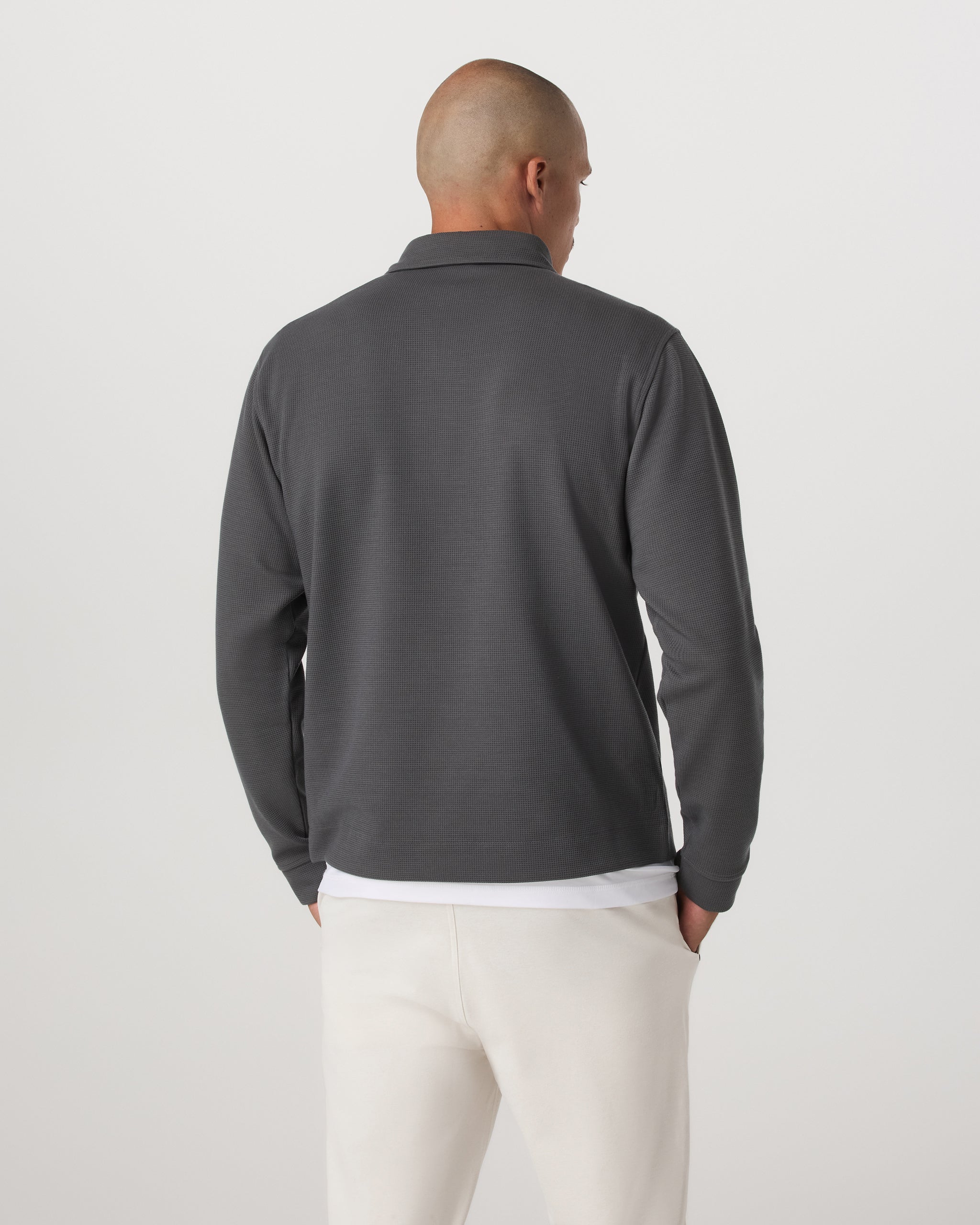 Vuori Long Sleeve Waffle Polo