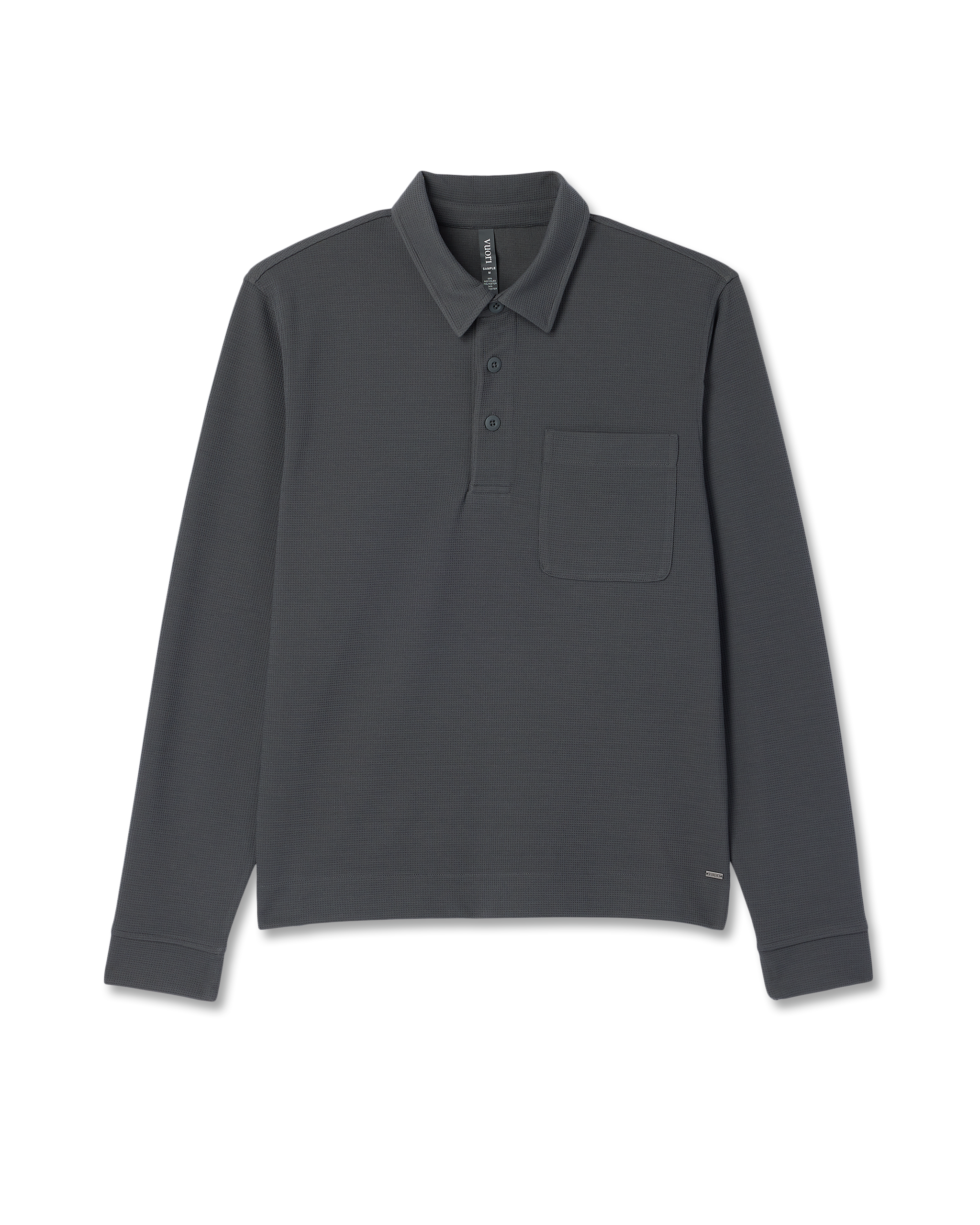 Vuori Long Sleeve Waffle Polo