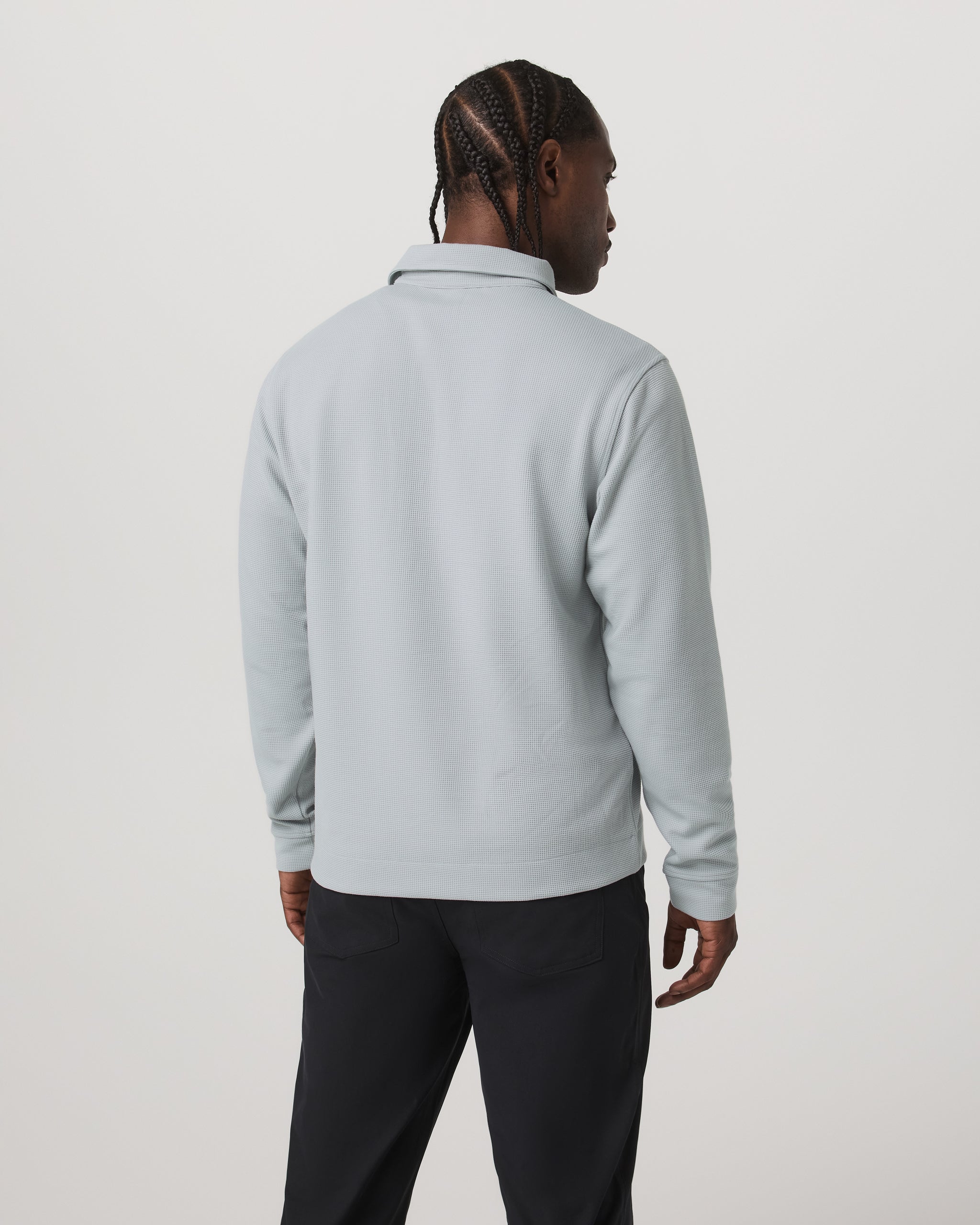 Vuori Long Sleeve Waffle Polo