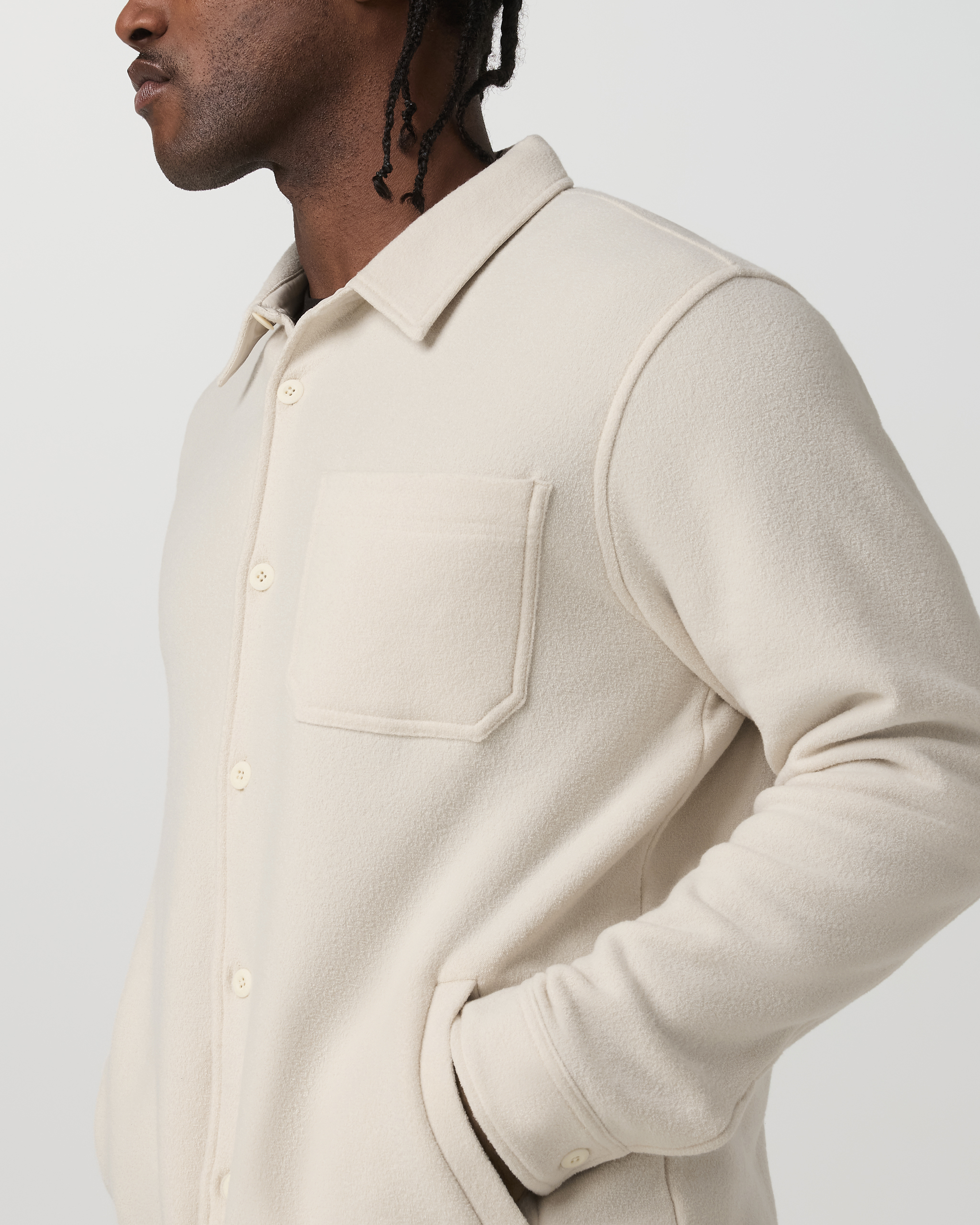 Vuori Beach Fleece Shirt Jacket