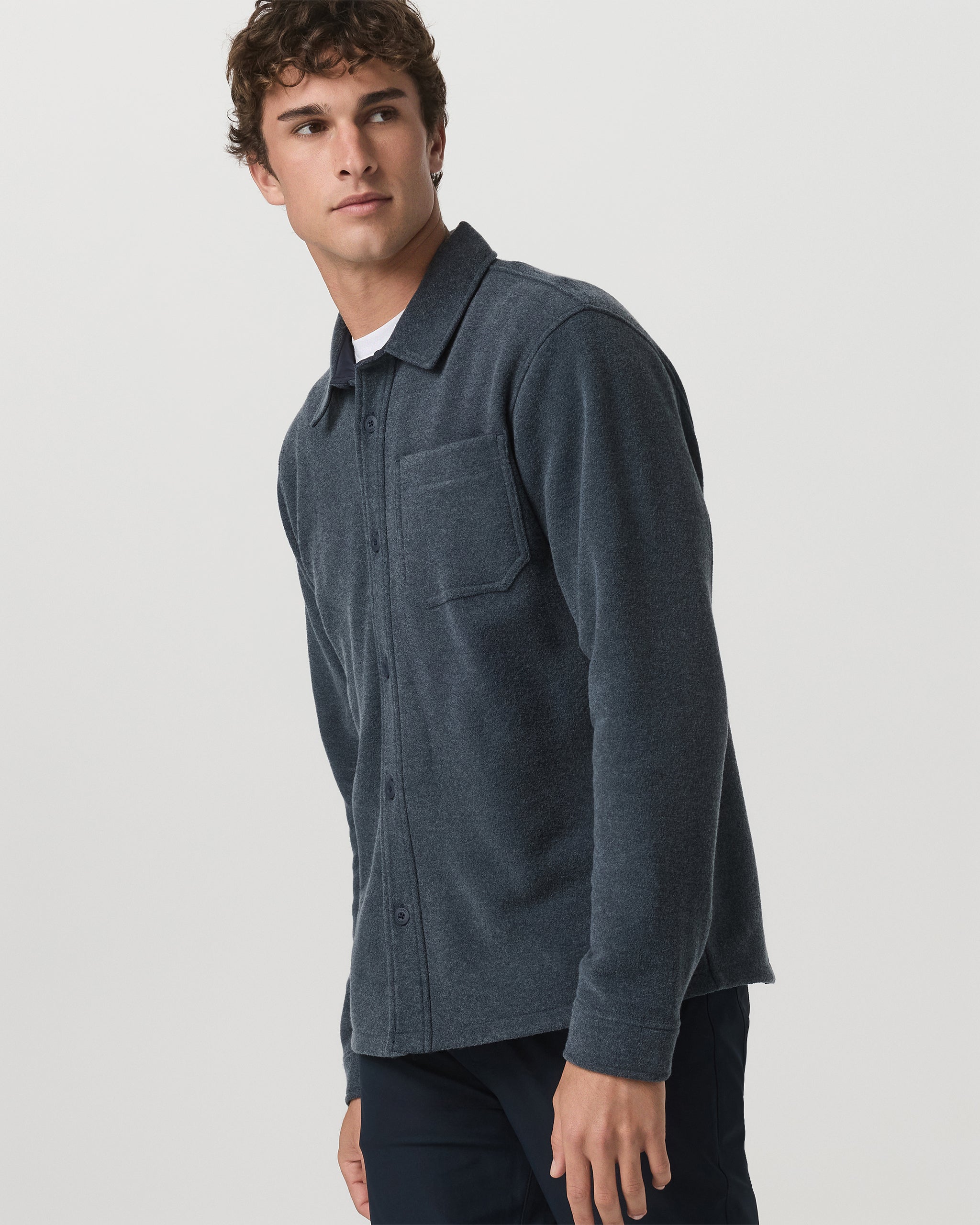 Vuori Beach Fleece Shirt Jacket