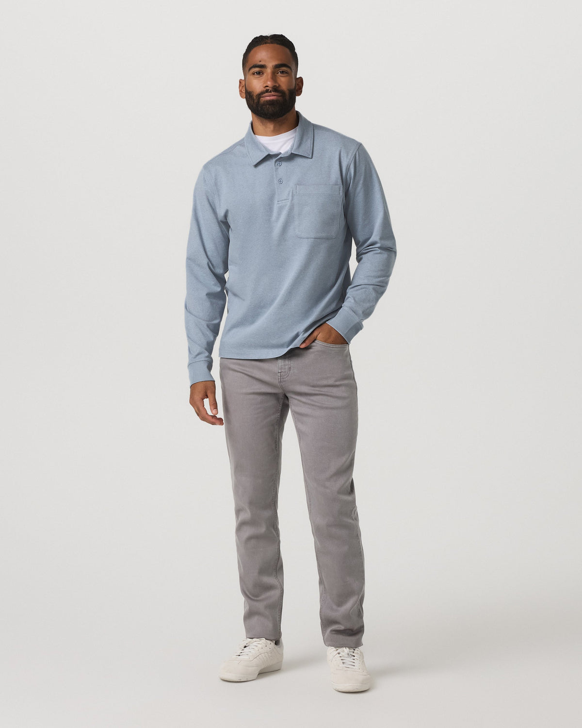 Vuori Long Sleeve Coronado Rugby