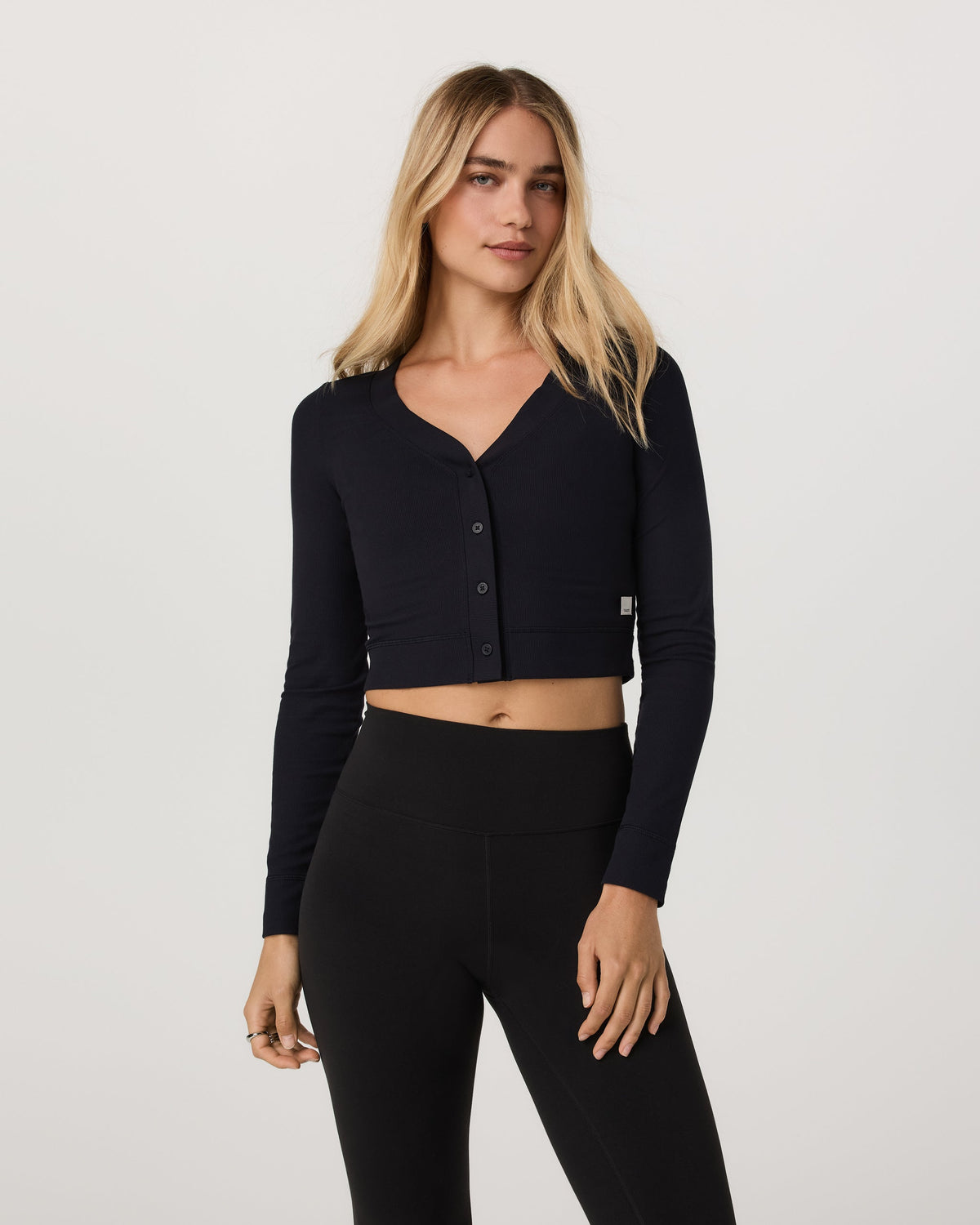 Vuori Long Sleeve Pose Mini Cardigan