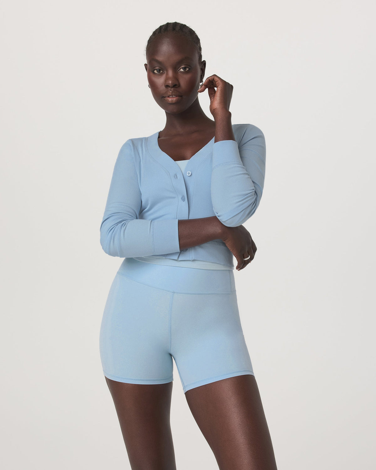 Vuori Long Sleeve Pose Mini Cardigan