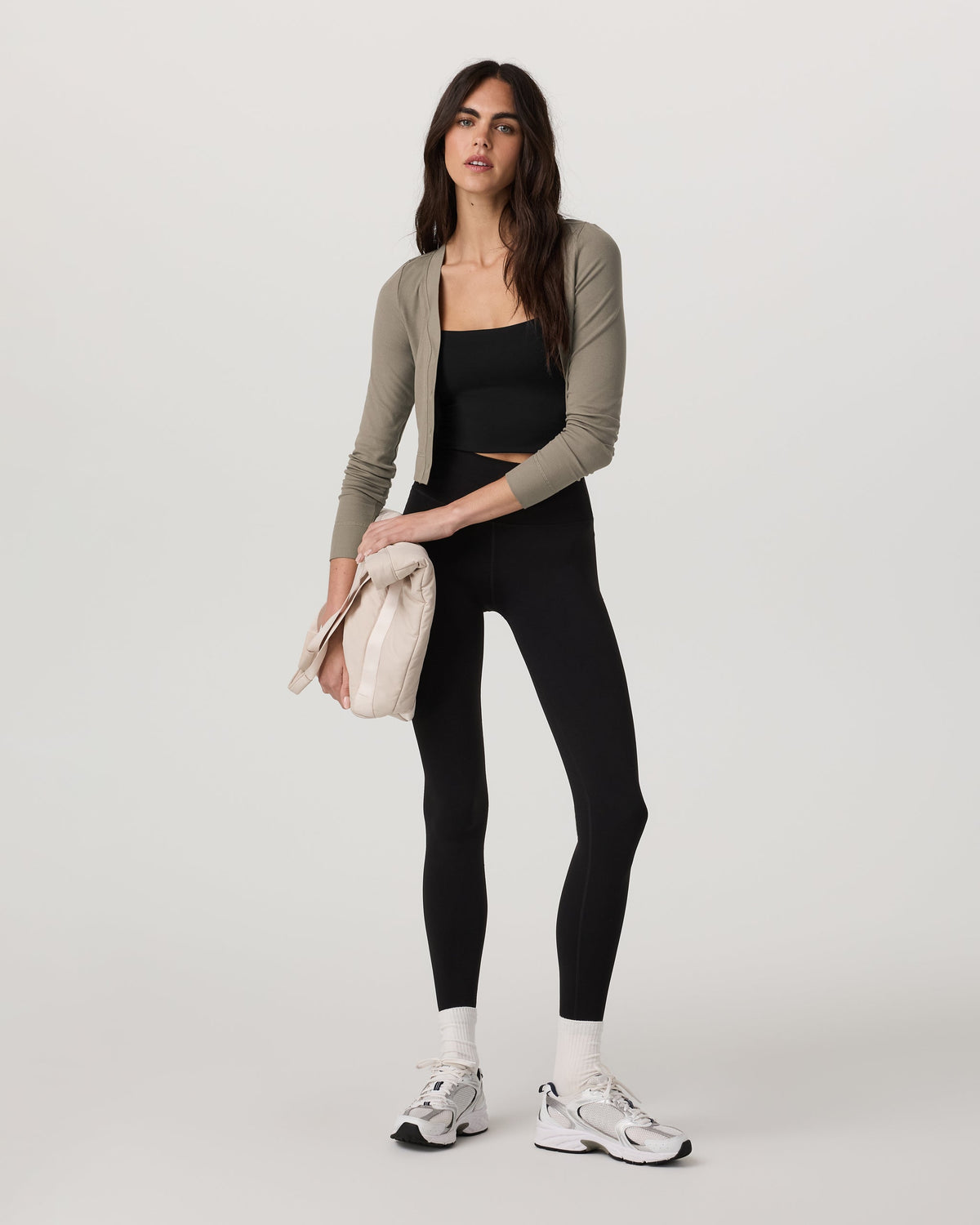 Vuori Long Sleeve Pose Mini Cardigan